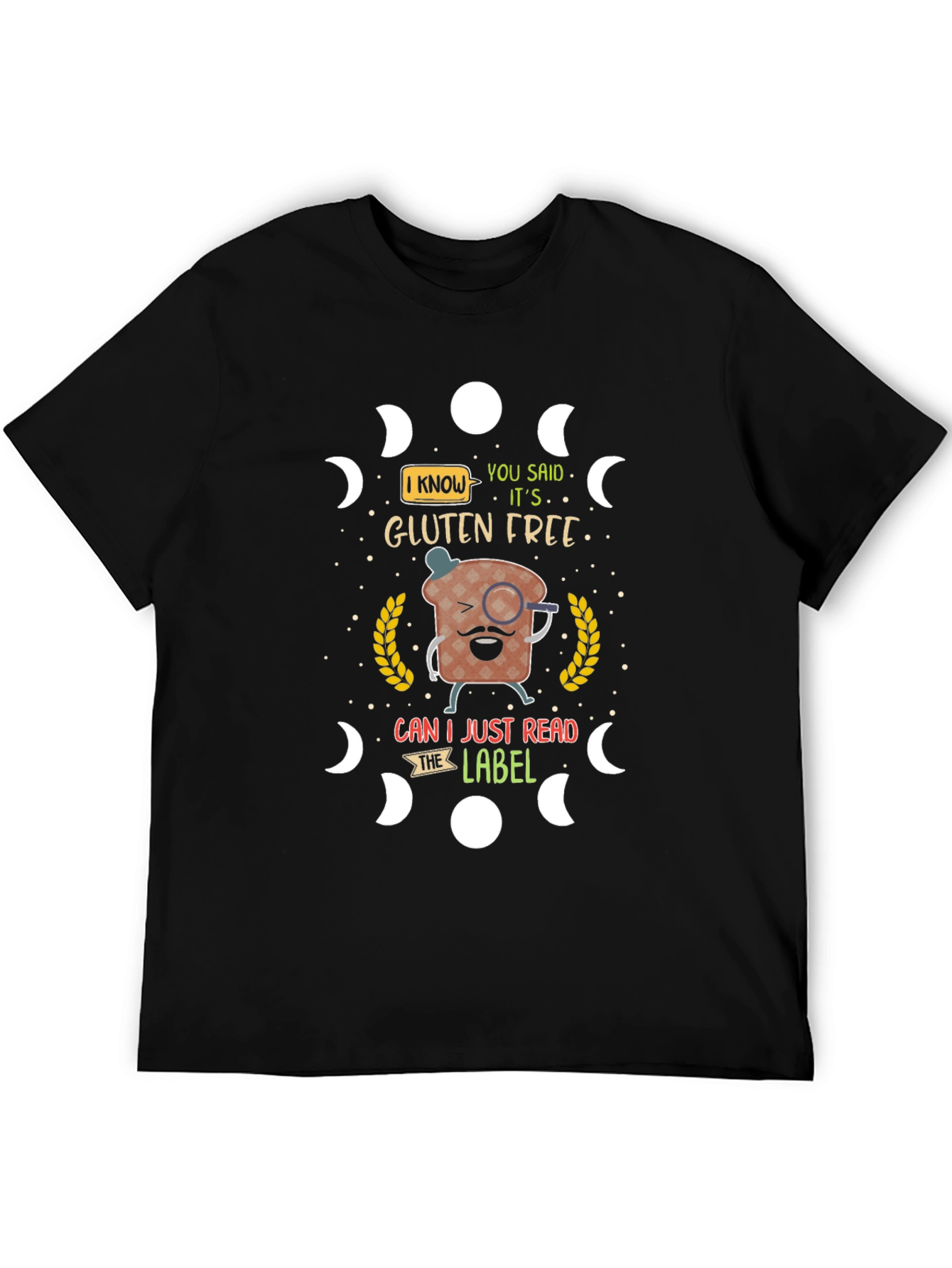 Gluten-Free Humor T-Shirt Funny Foodie Tee