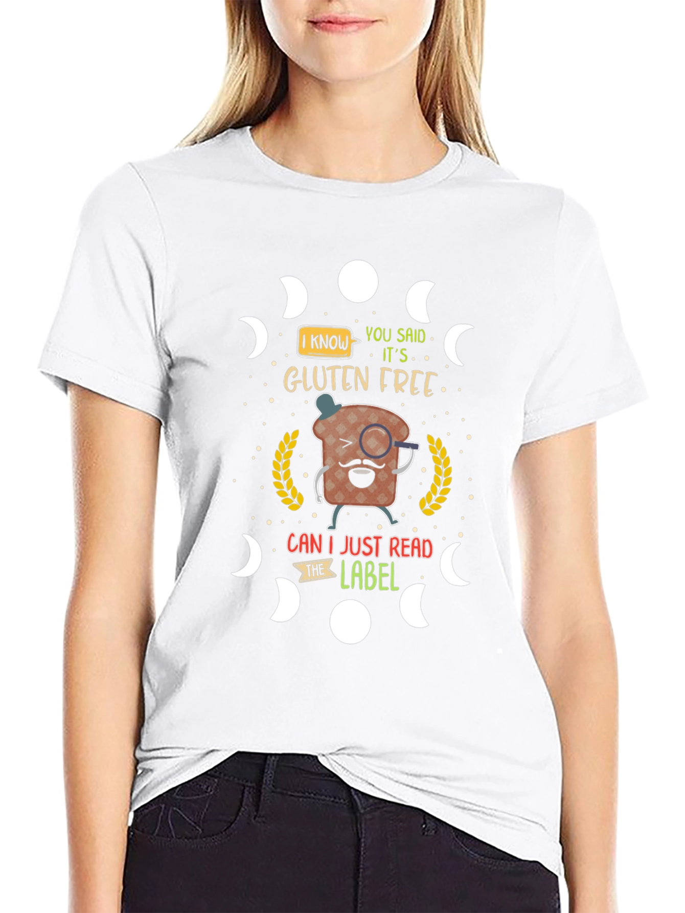 Gluten-Free Humor T-Shirt Funny Foodie Tee