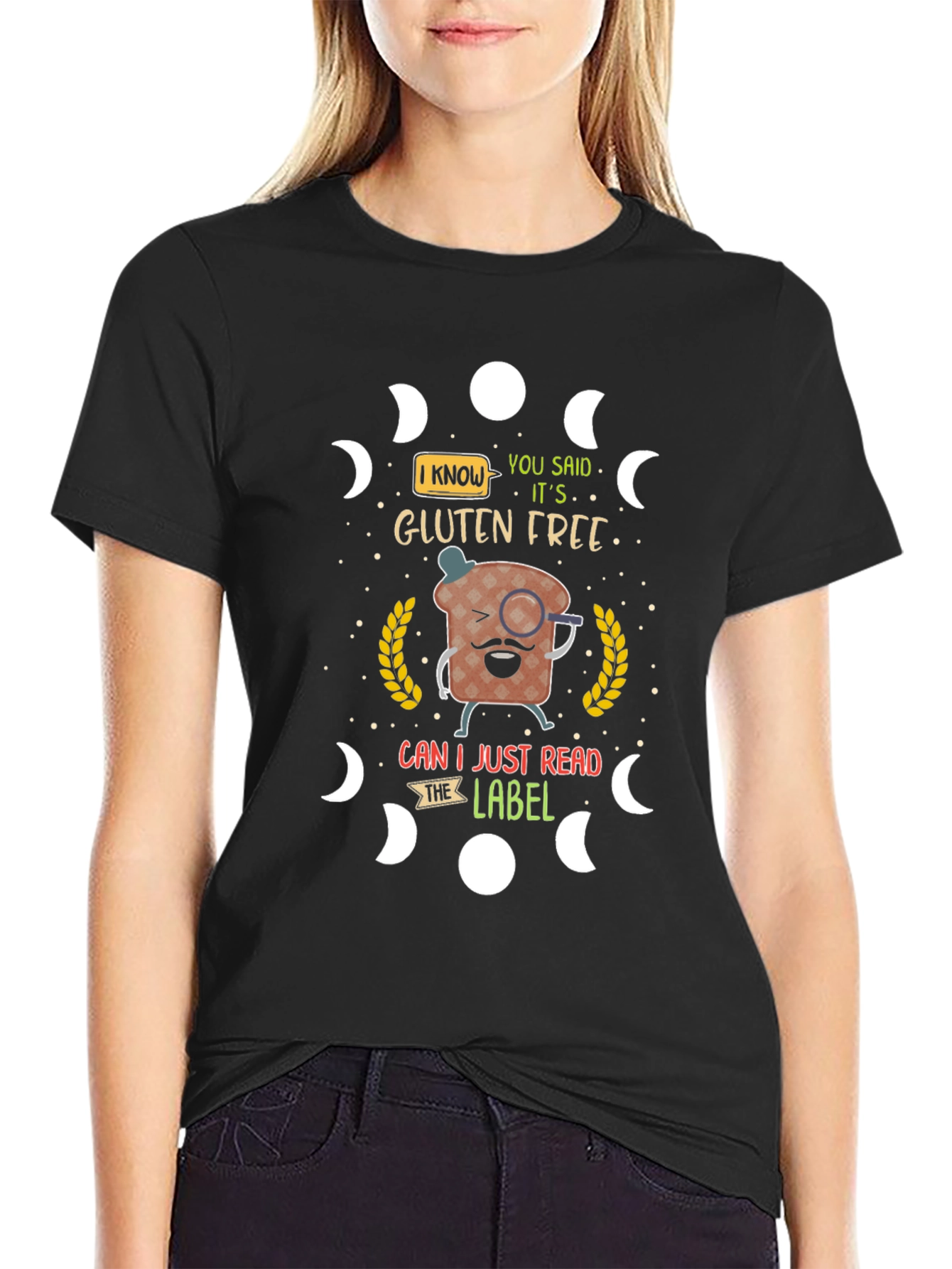 Gluten-Free Humor T-Shirt Funny Foodie Tee