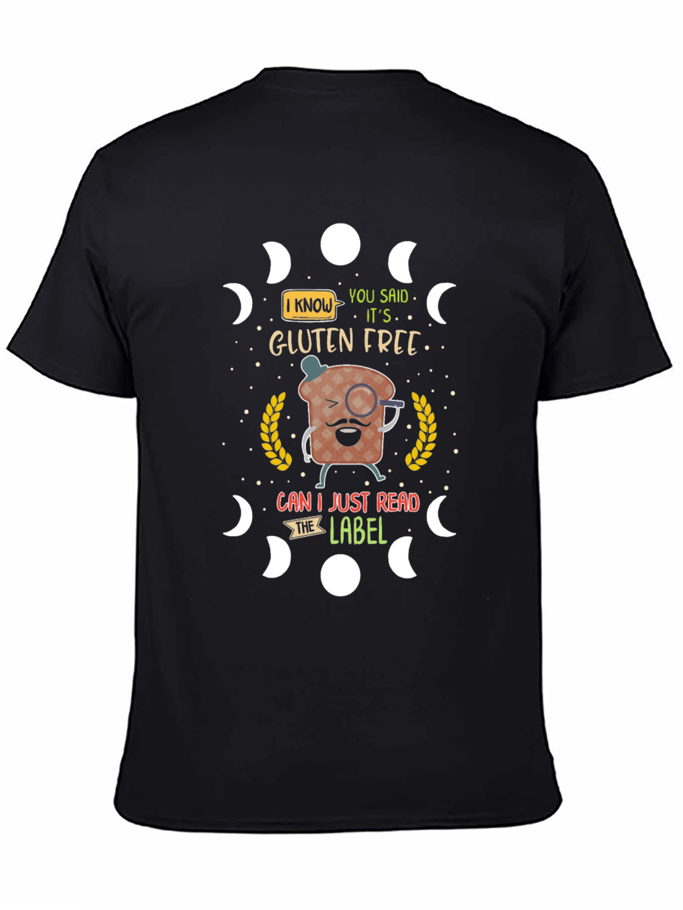 Gluten-Free Humor T-Shirt Funny Foodie Tee