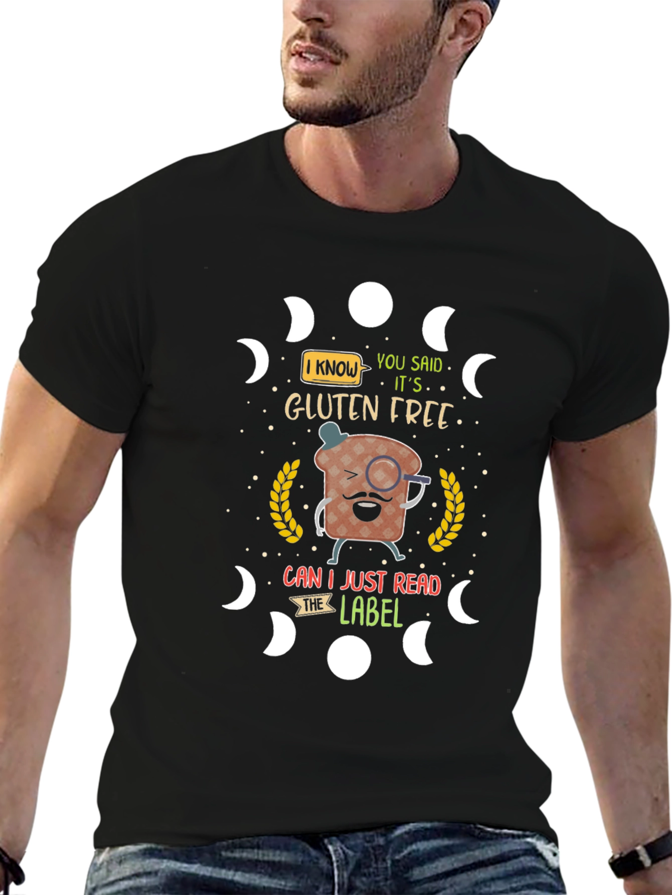 Gluten-Free Humor T-Shirt Funny Foodie Tee