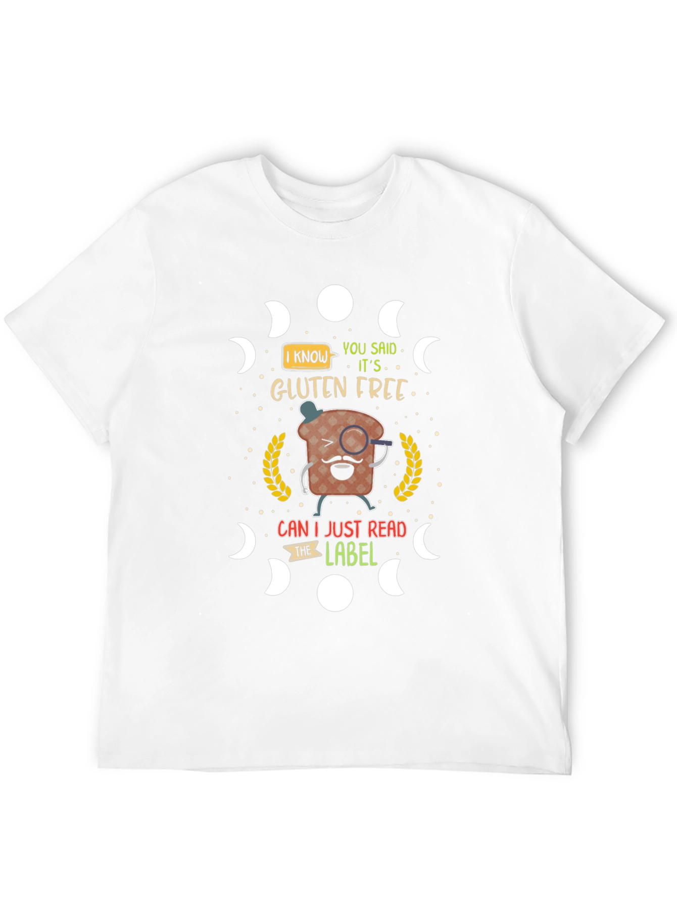 Gluten-Free Humor T-Shirt Funny Foodie Tee