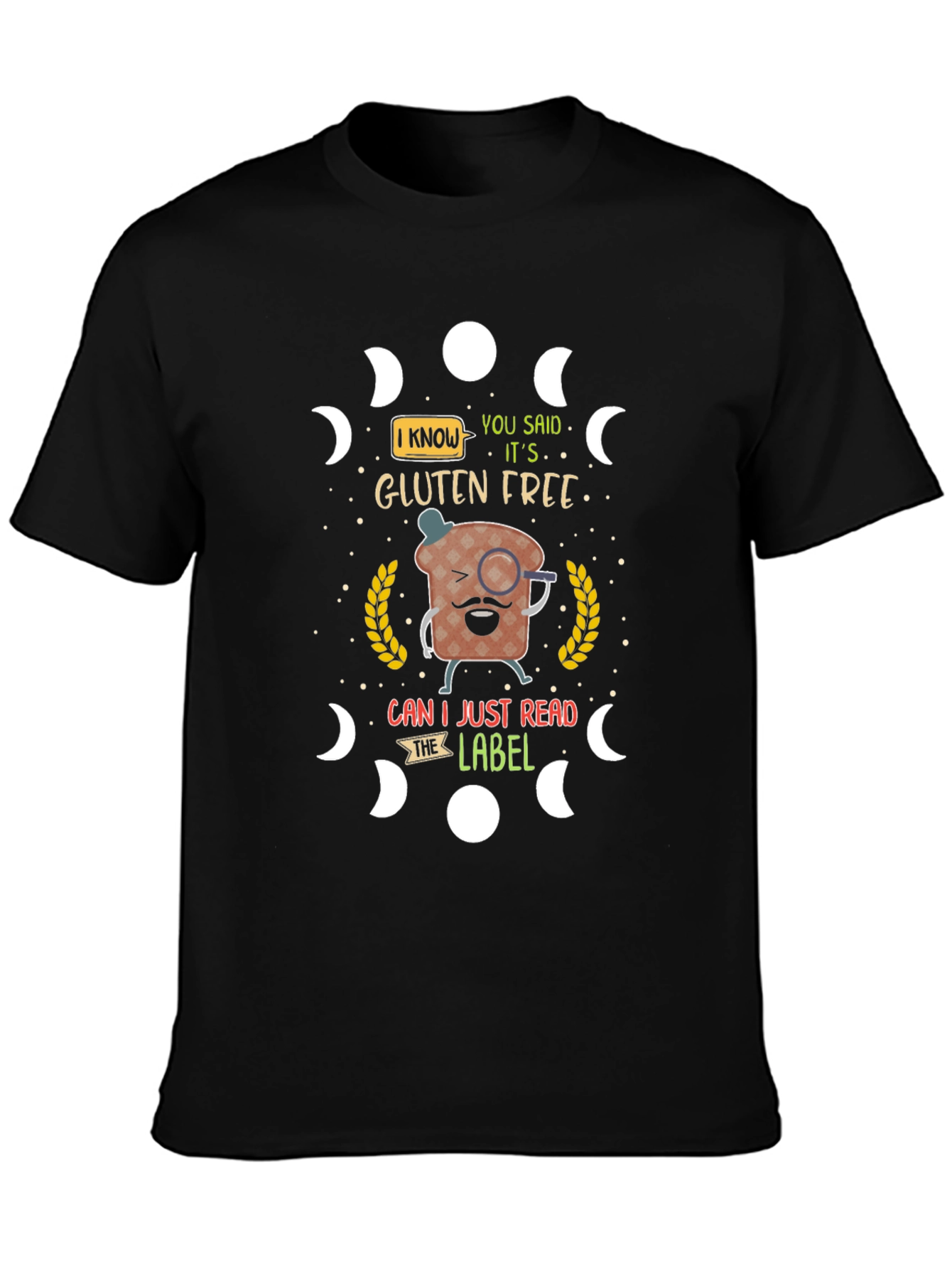 Gluten-Free Humor T-Shirt Funny Foodie Tee