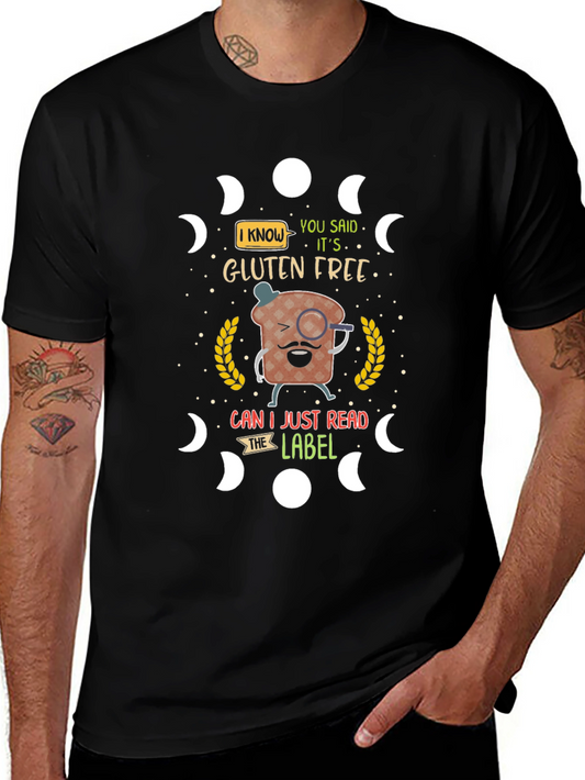 Gluten-Free Humor T-Shirt Funny Foodie Tee