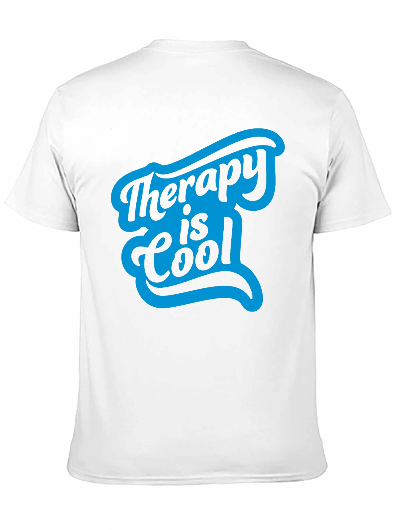Therapy is Cool Graphic Tee - Black