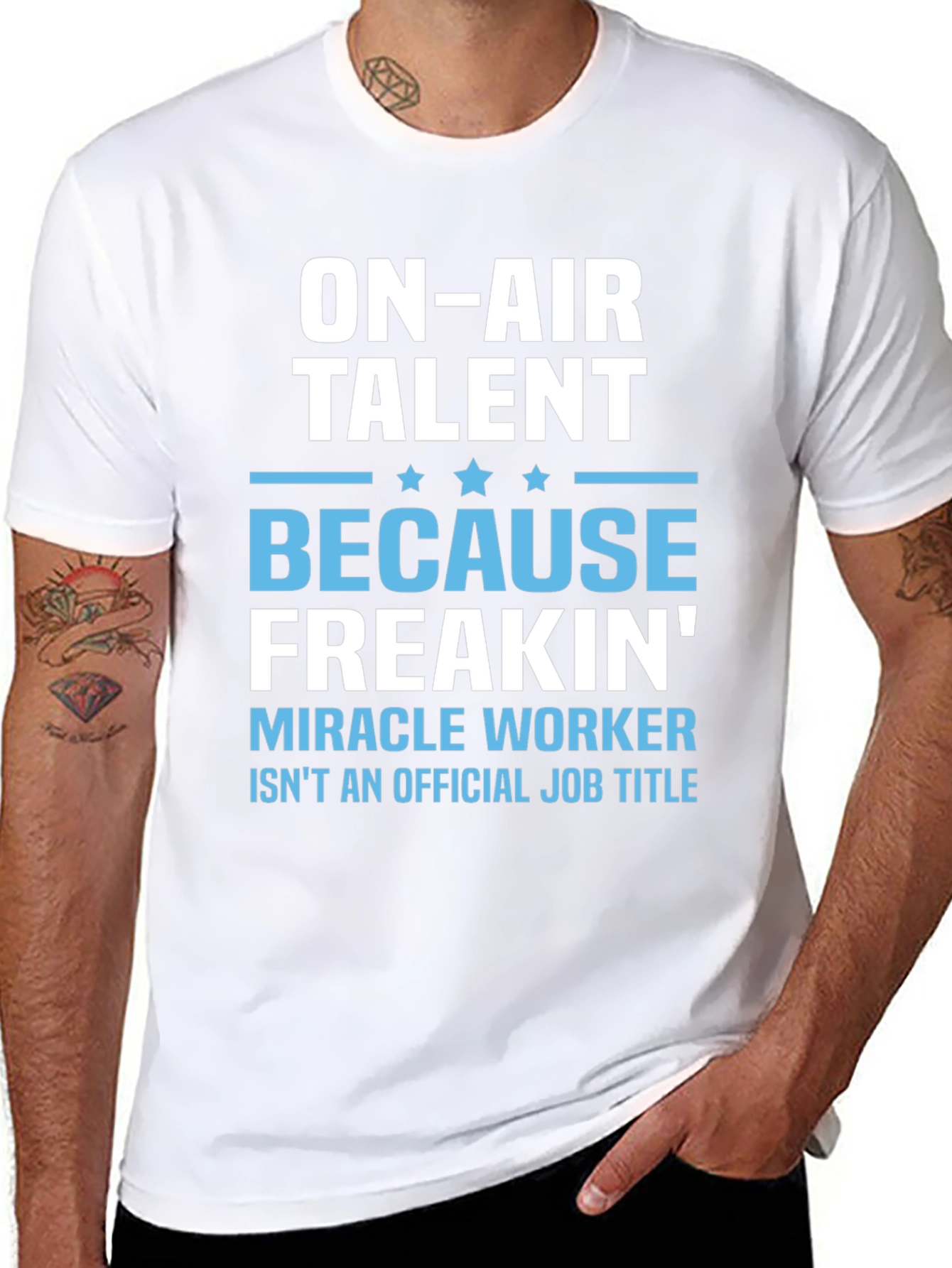 On-Air Talent Funny Job Title T-Shirt