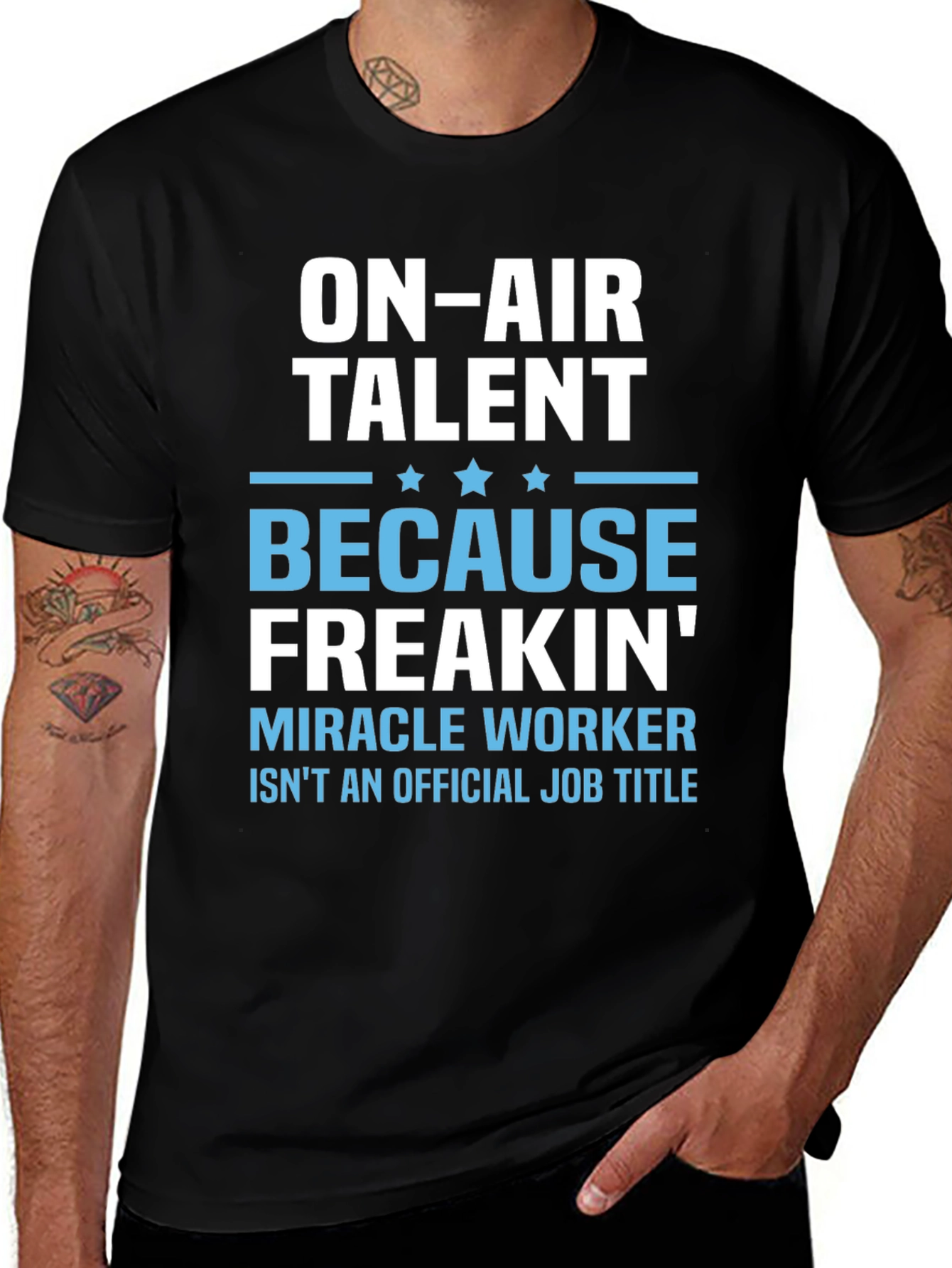On-Air Talent Funny Job Title T-Shirt
