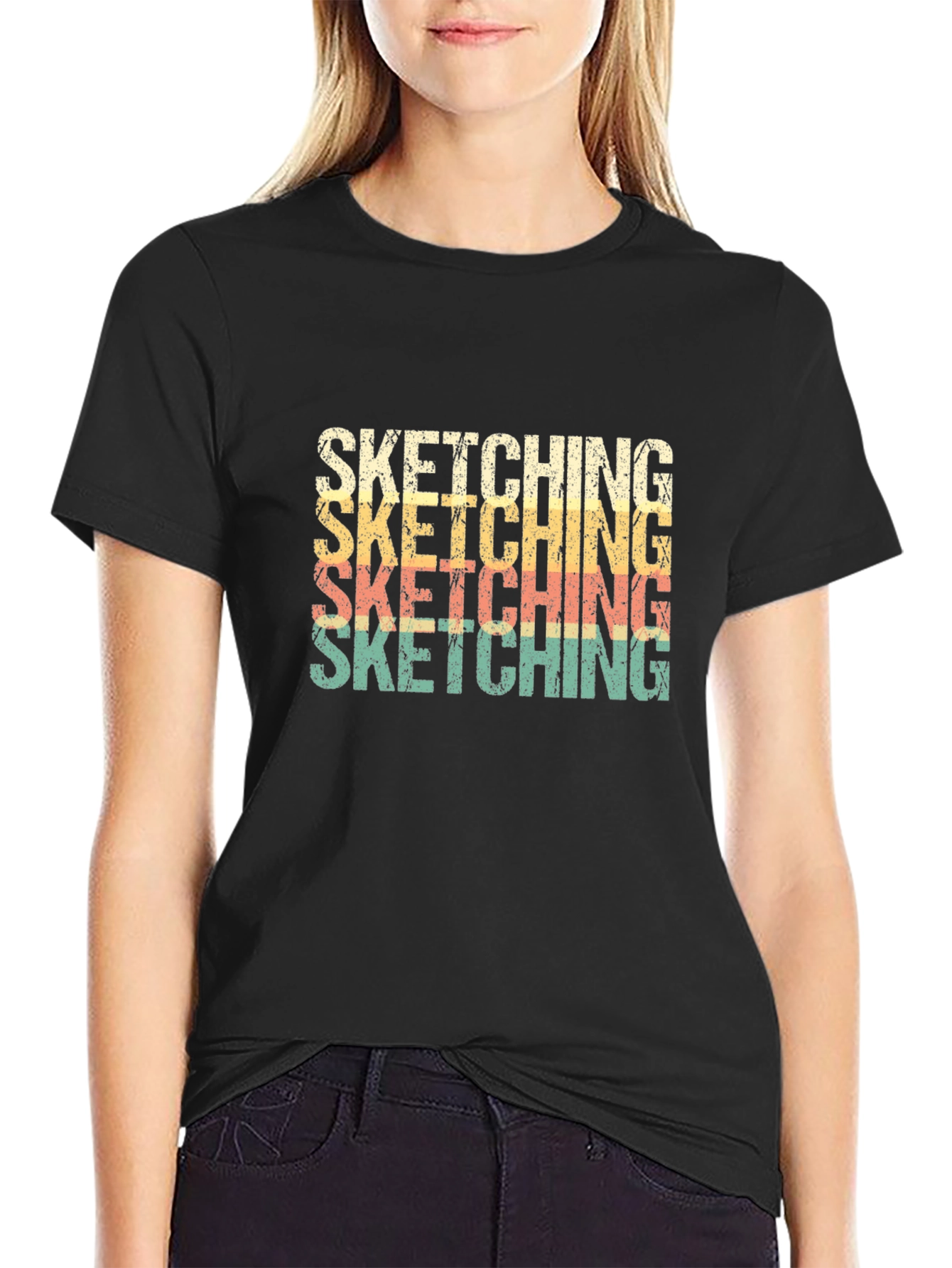 Sketching Retro T-Shirt - Artist Inspired Tee