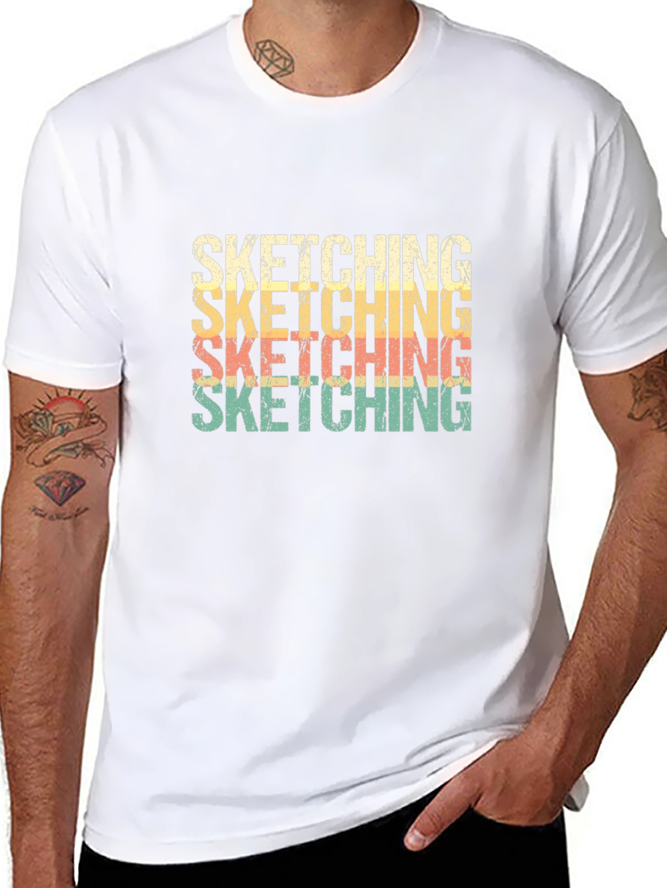 Sketching Retro T-Shirt - Artist Inspired Tee