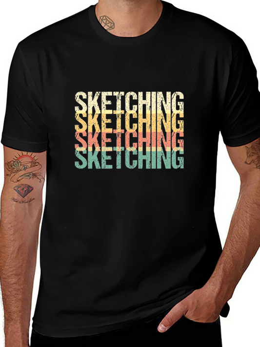 Sketching Retro T-Shirt - Artist Inspired Tee