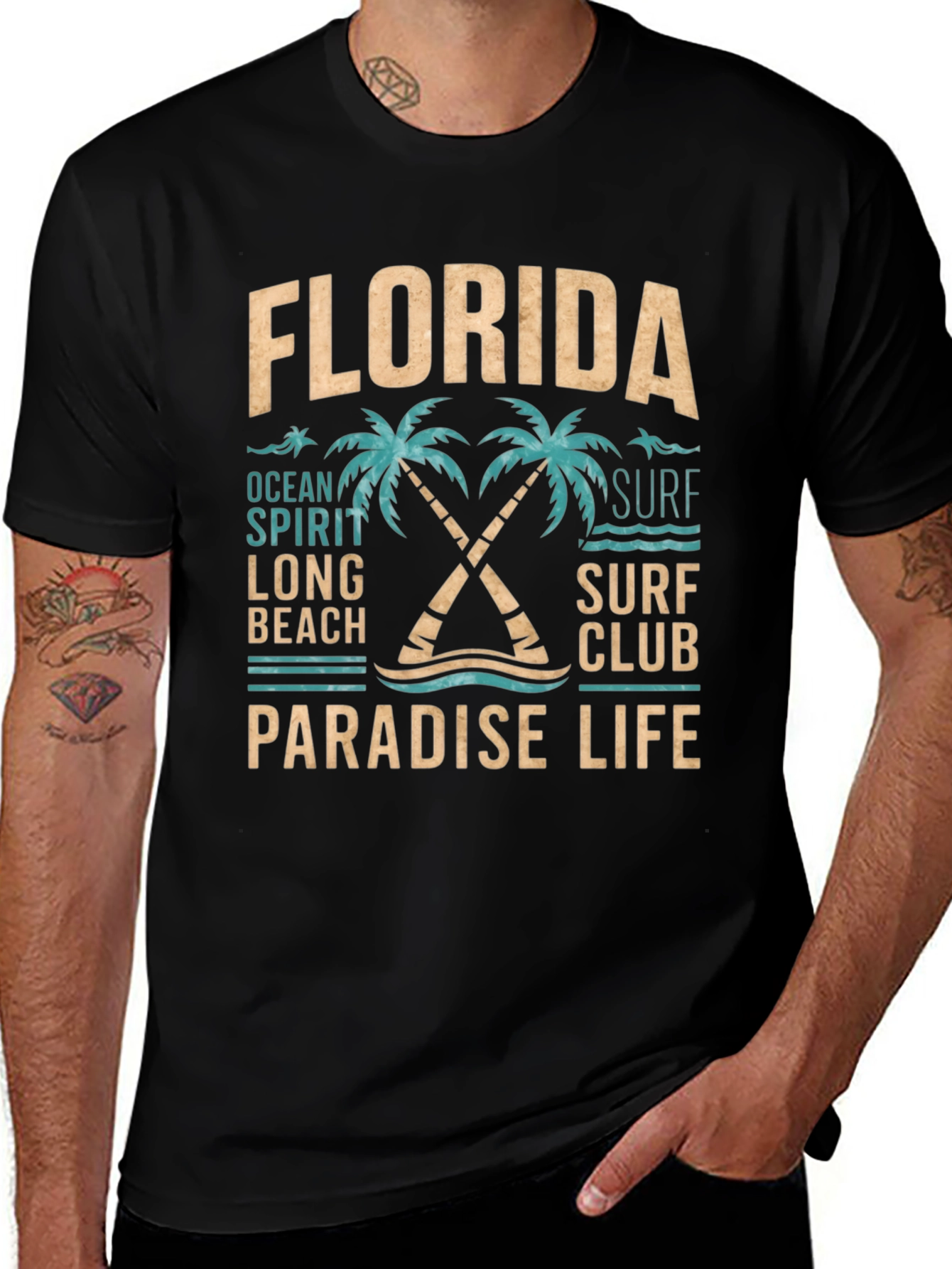 Florida Paradise Life Surf Club T-Shirt