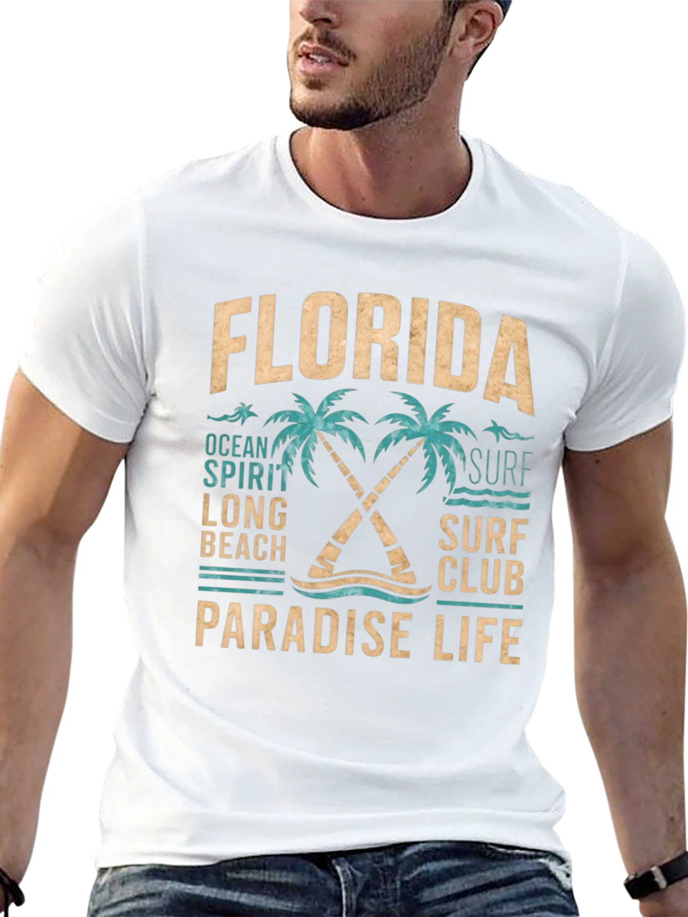 Florida Paradise Life Surf Club T-Shirt