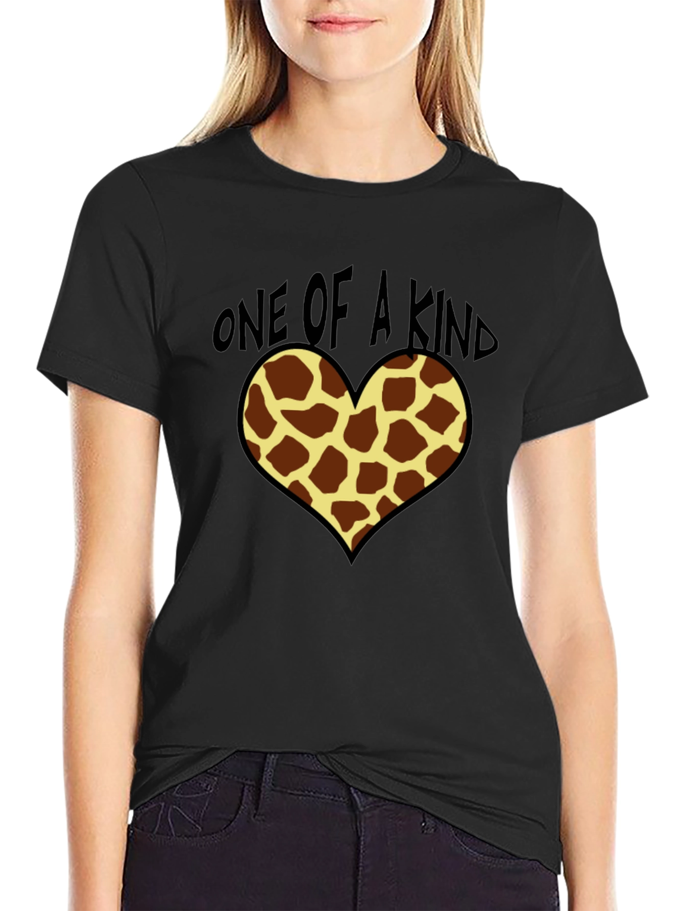 One of a Kind Giraffe Heart Tee