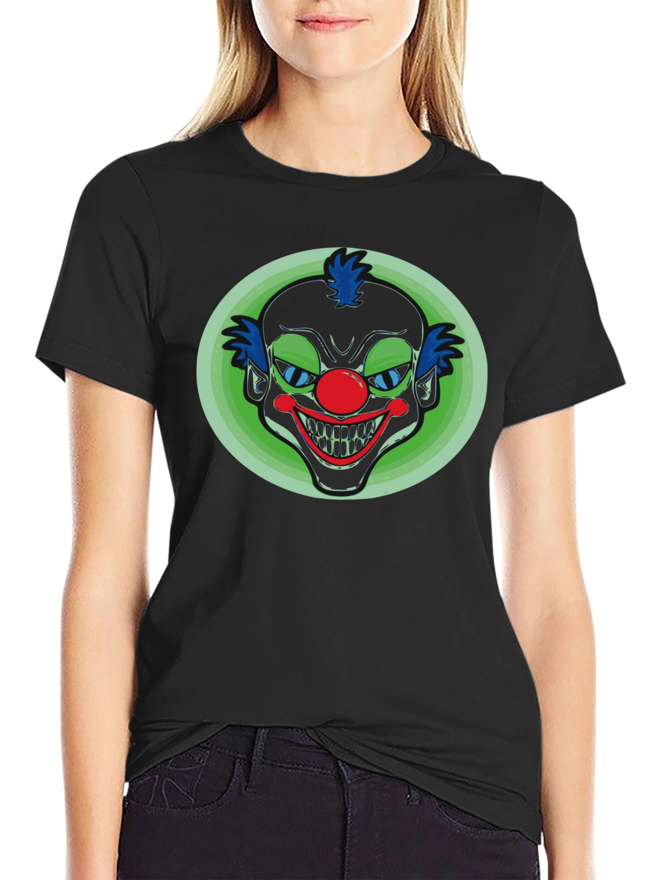 Creepy Clown Graphic T-Shirt