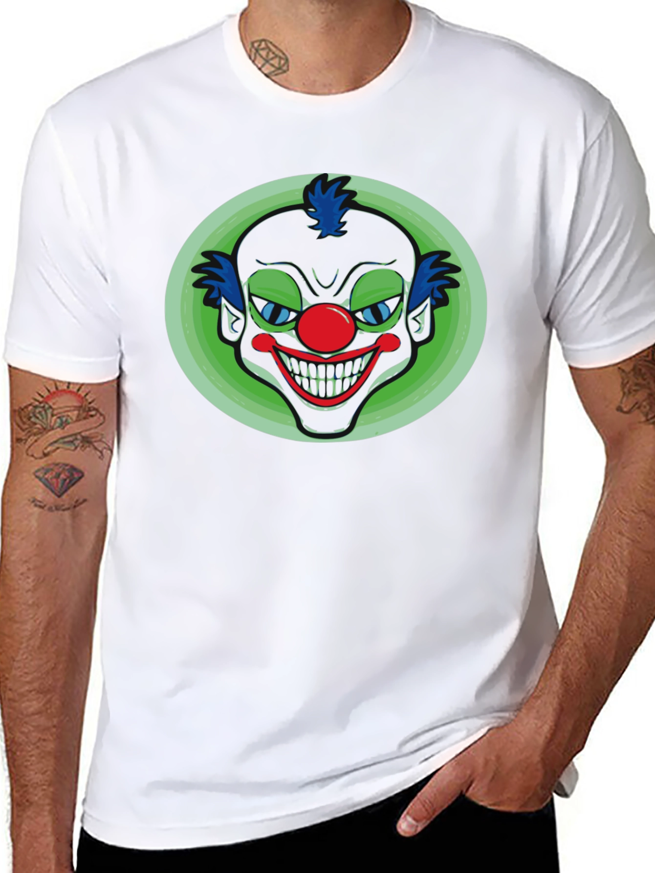 Creepy Clown Graphic T-Shirt