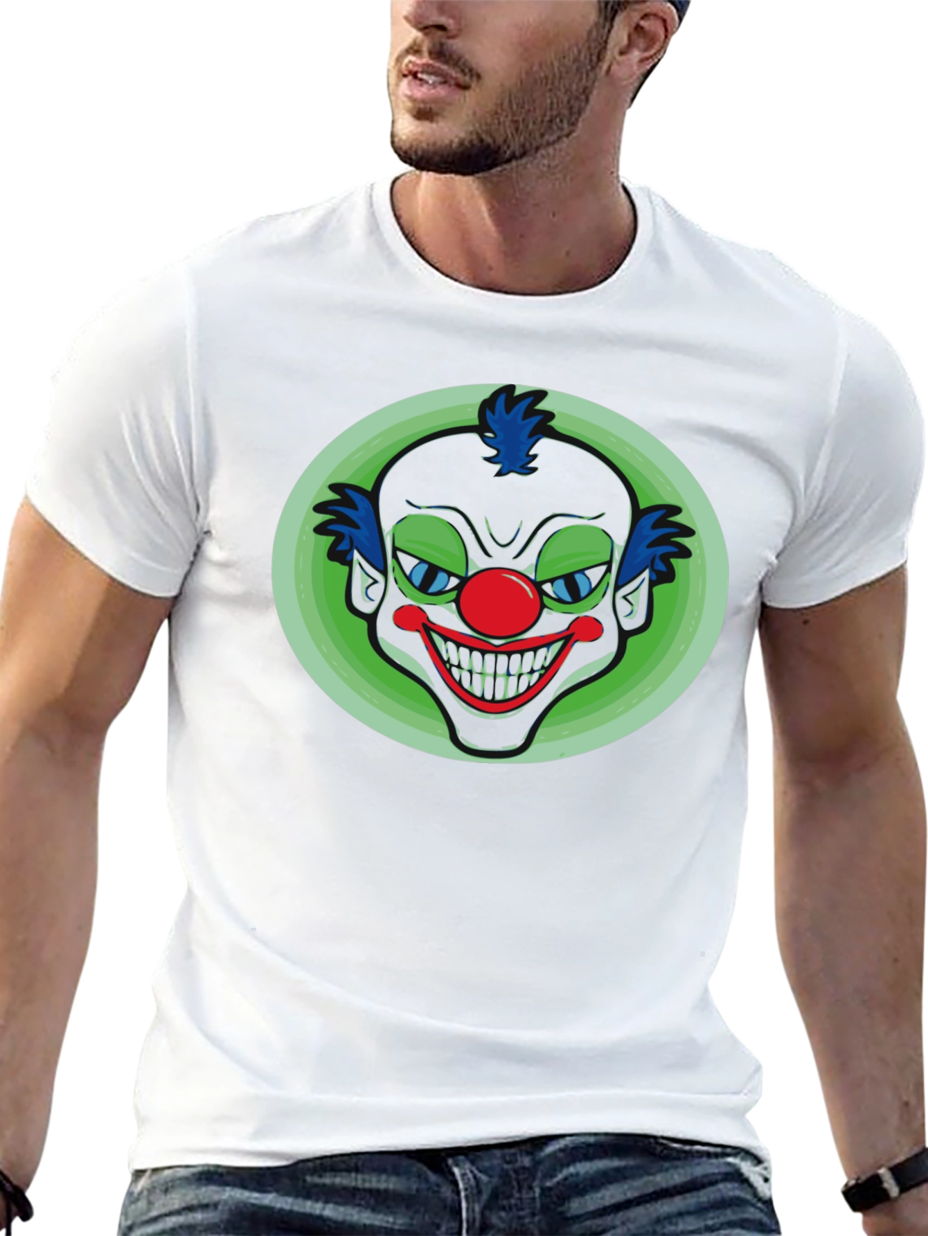 Creepy Clown Graphic T-Shirt