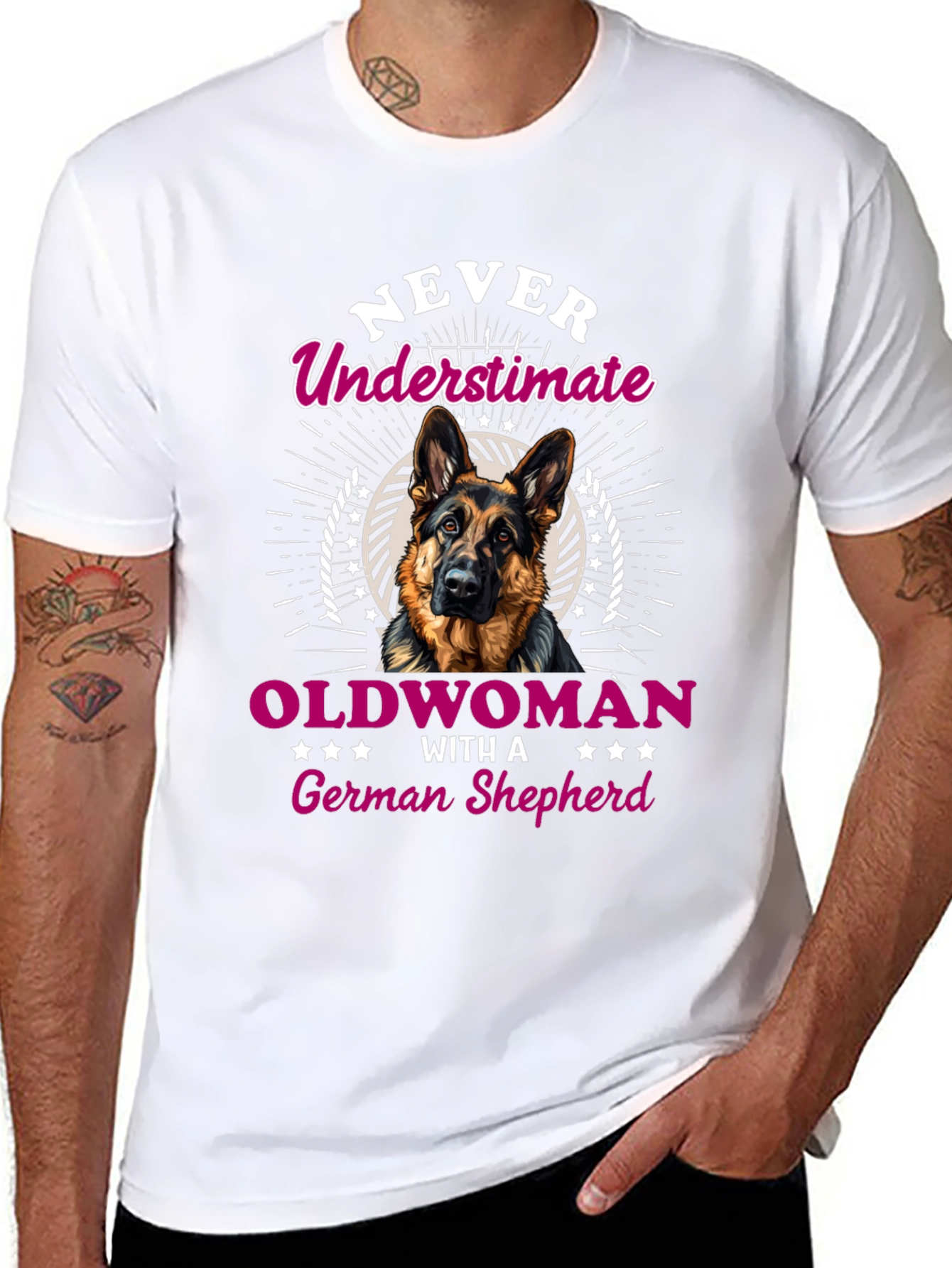 Never Underestimate German Shepherd T-Shirt