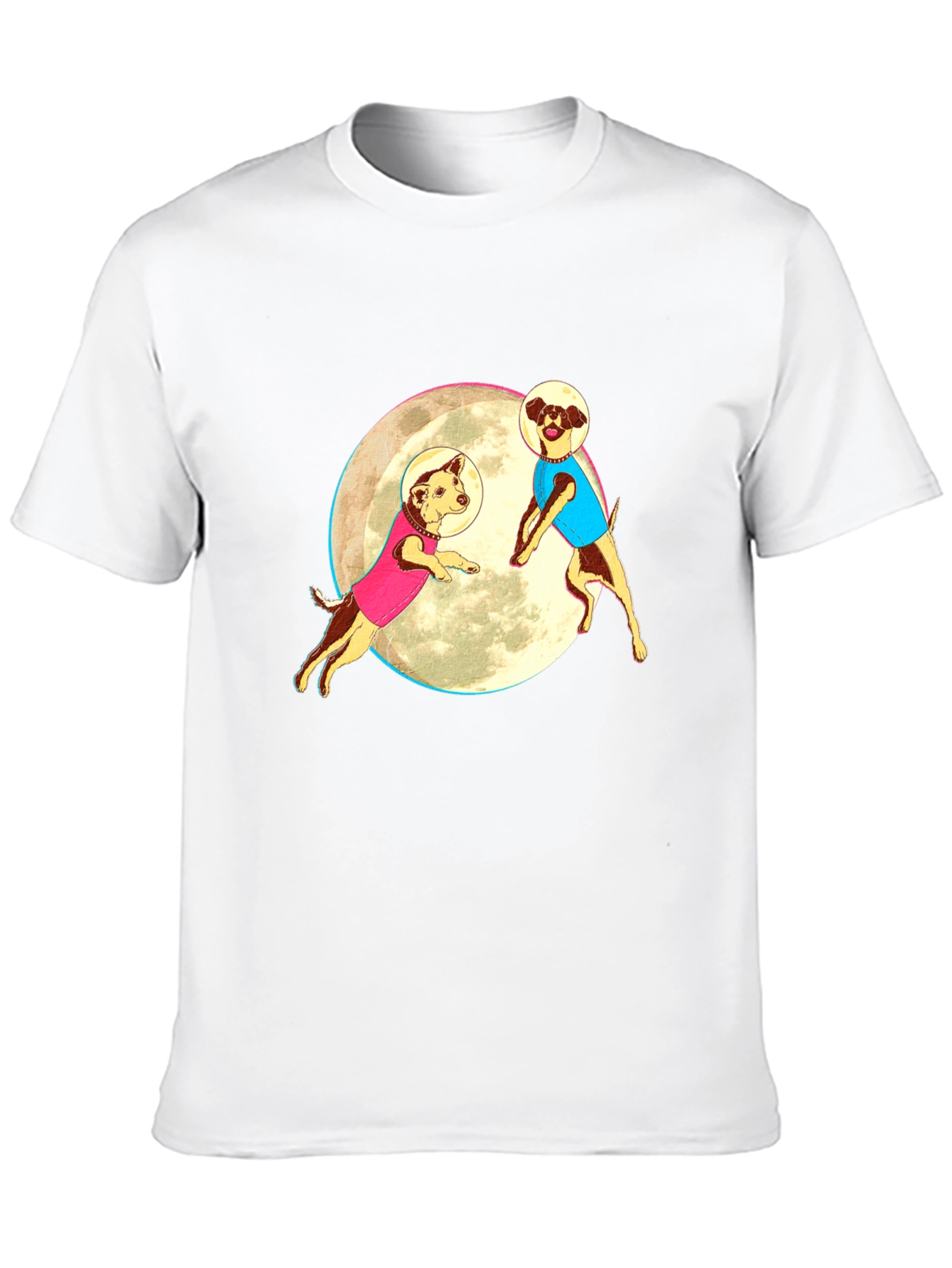 Dogs in Space T-Shirt - Black
