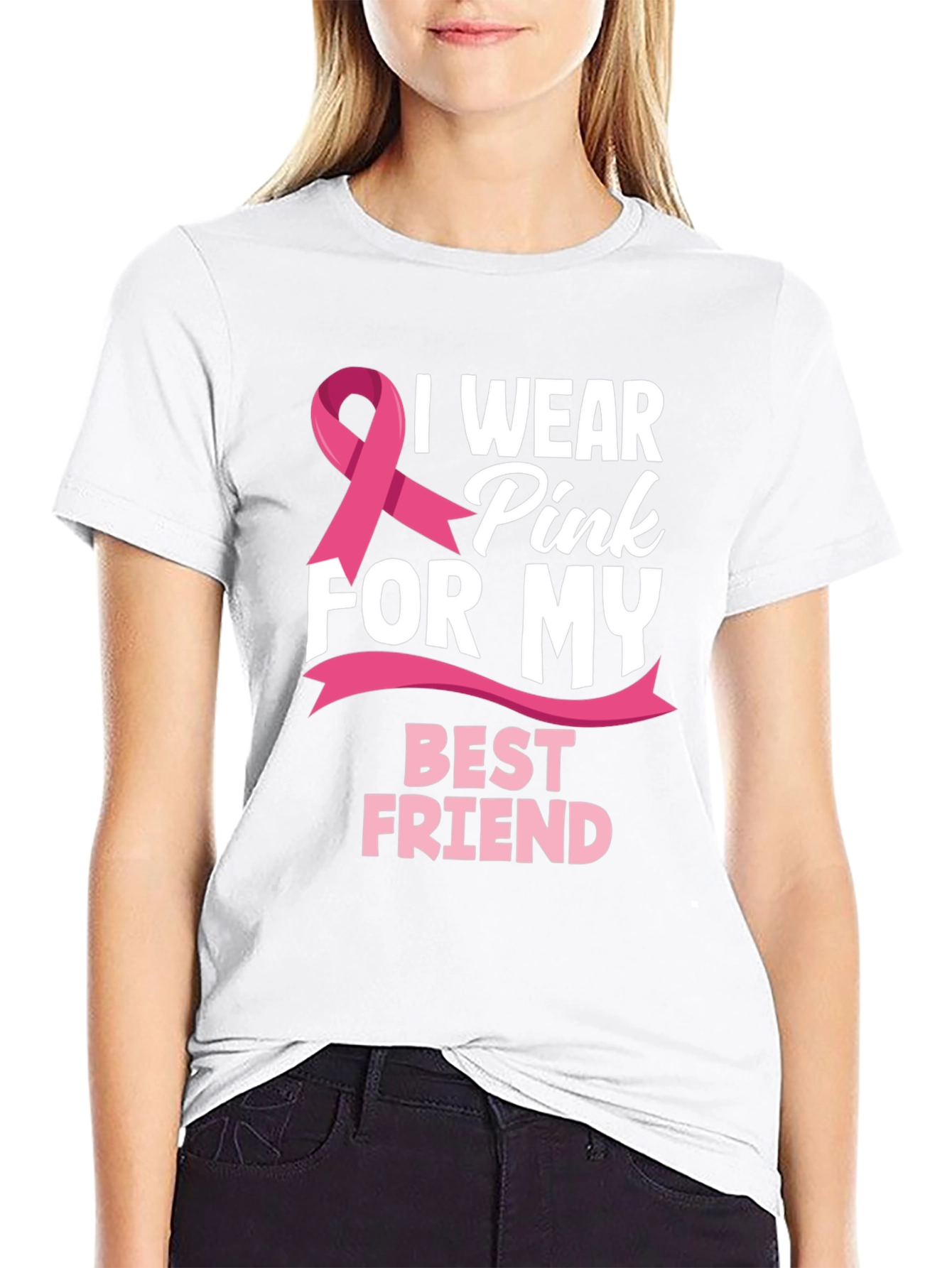 I Wear Pink for My Best Friend T-Shirt