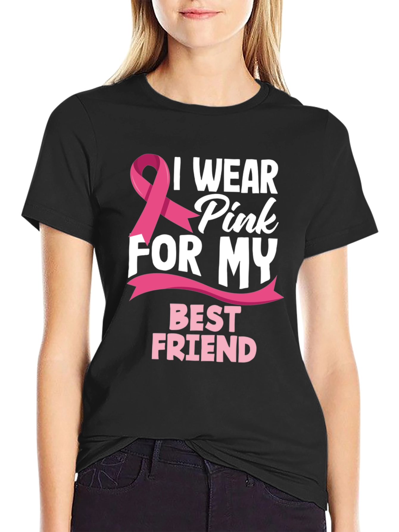 I Wear Pink for My Best Friend T-Shirt