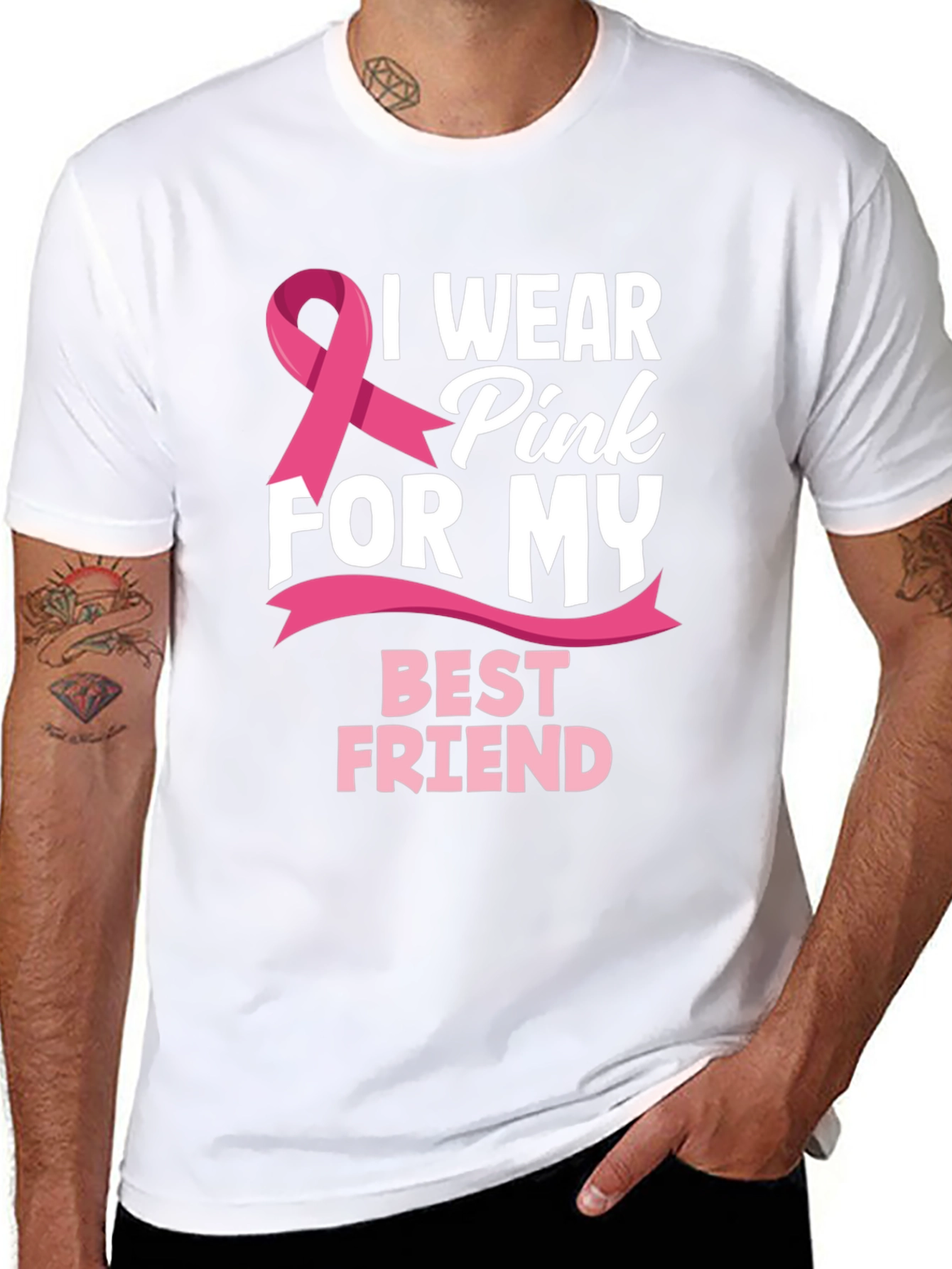 I Wear Pink for My Best Friend T-Shirt