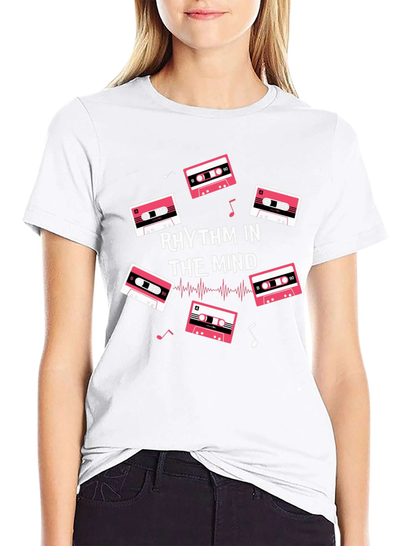 Rhythm in the Mind Music Cassette Graphic T-Shirt