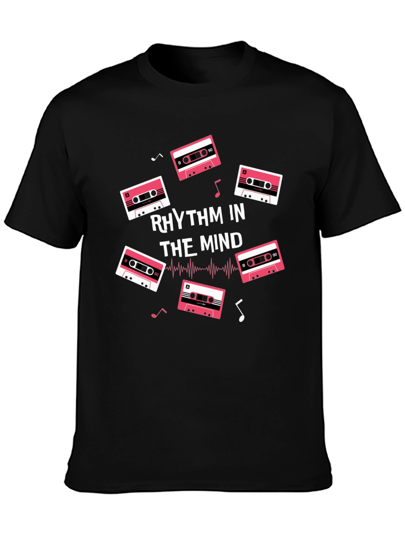Rhythm in the Mind Music Cassette Graphic T-Shirt