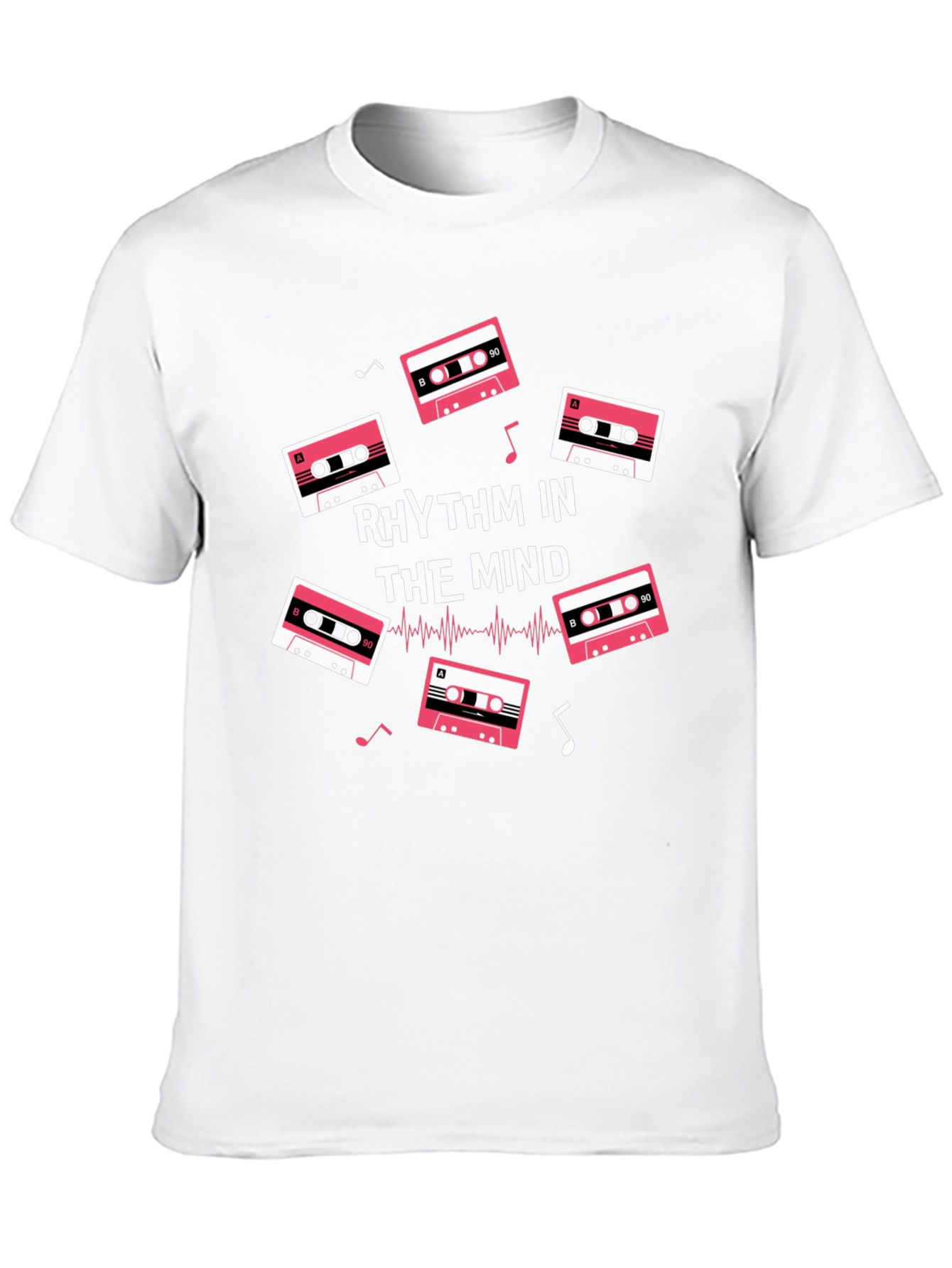 Rhythm in the Mind Music Cassette Graphic T-Shirt