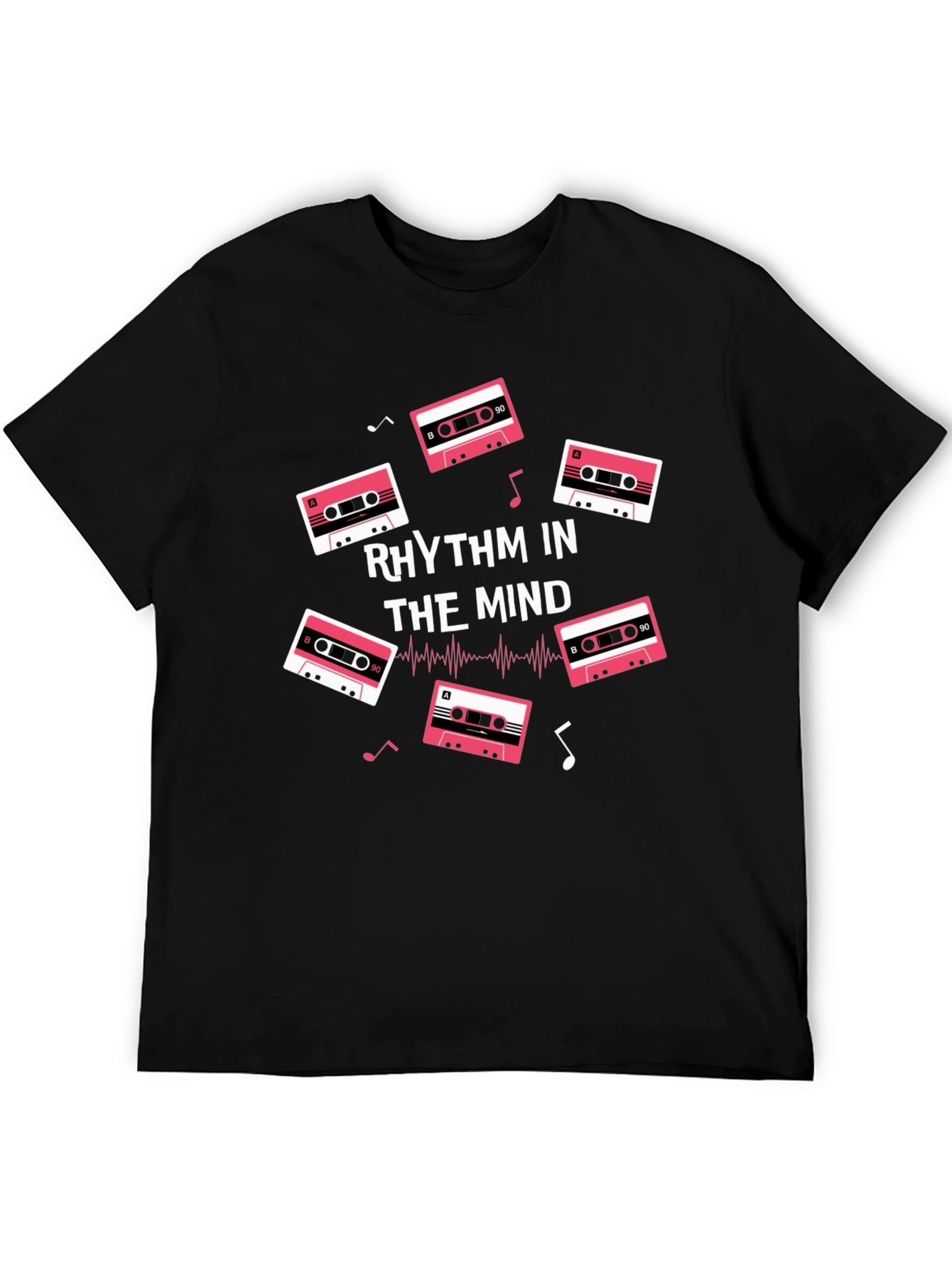 Rhythm in the Mind Music Cassette Graphic T-Shirt