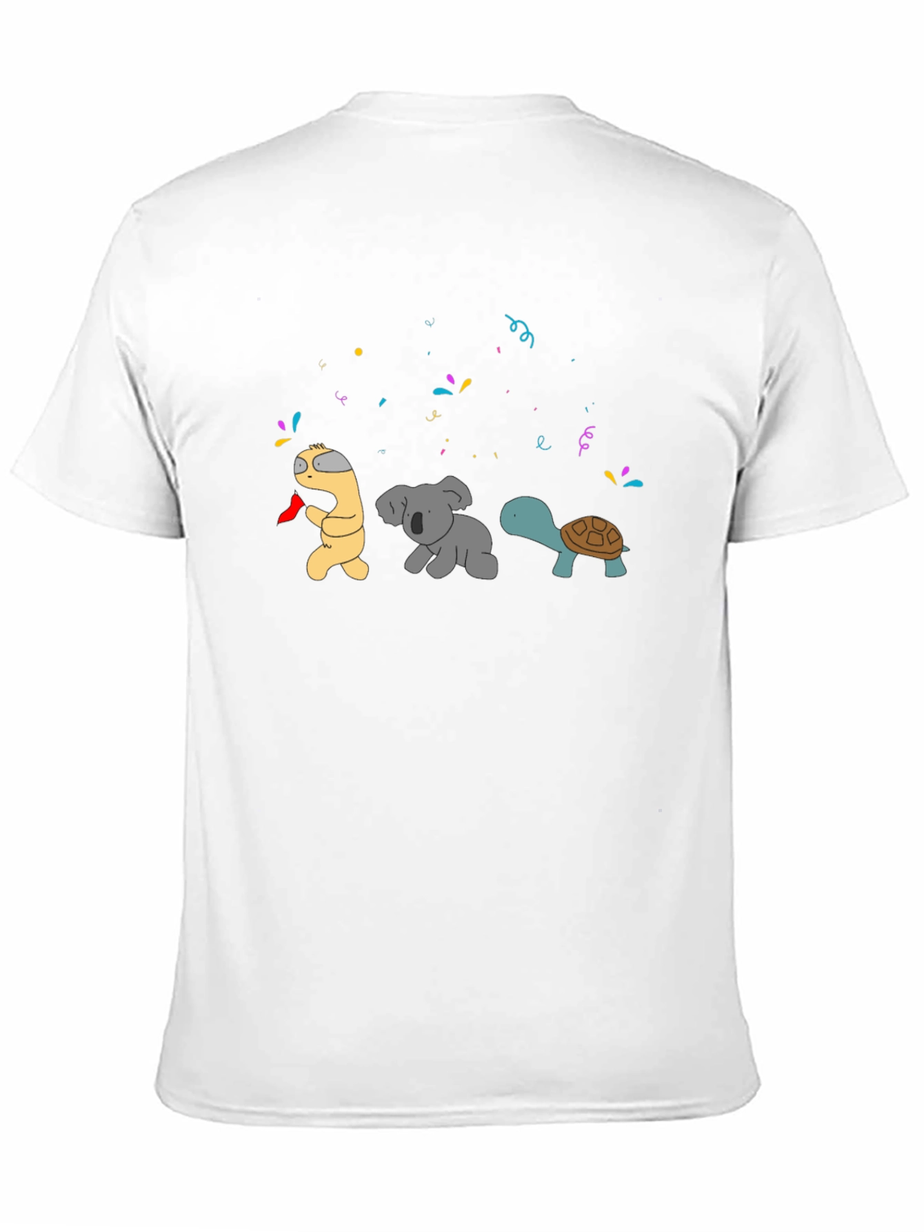 Party Animal T-Shirt: Worm Koala Turtle Celebration!