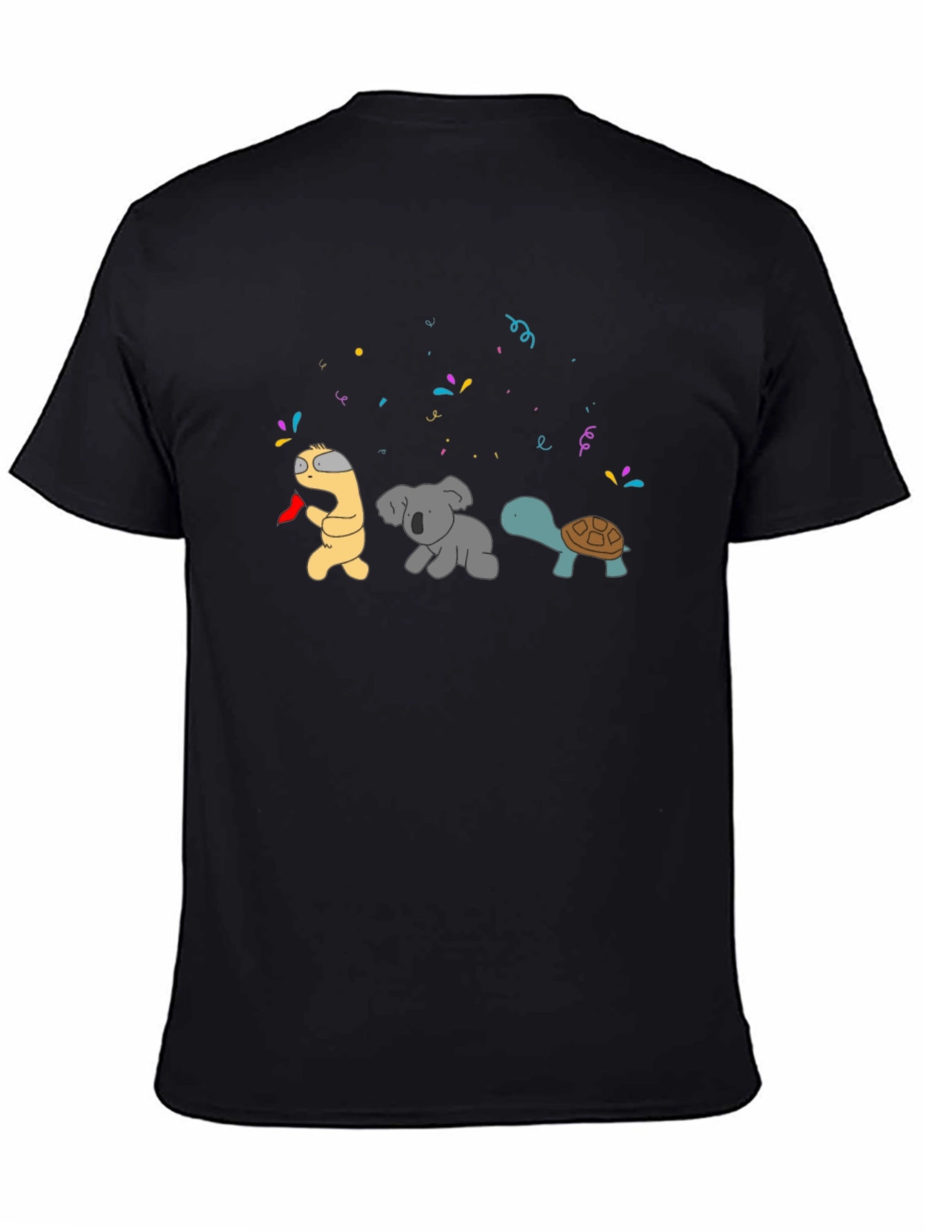 Party Animal T-Shirt: Worm Koala Turtle Celebration!