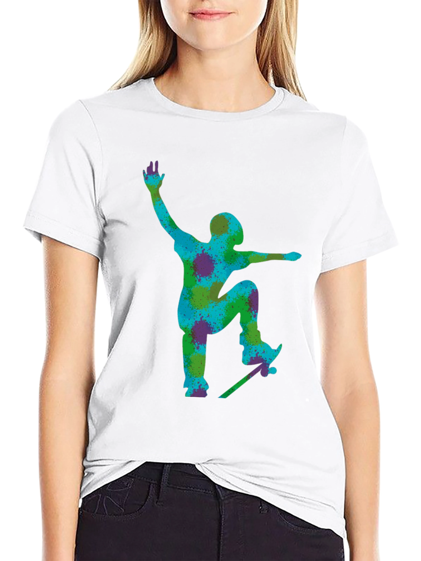 Skateboarder Graphic Tee - Cool Urban Style