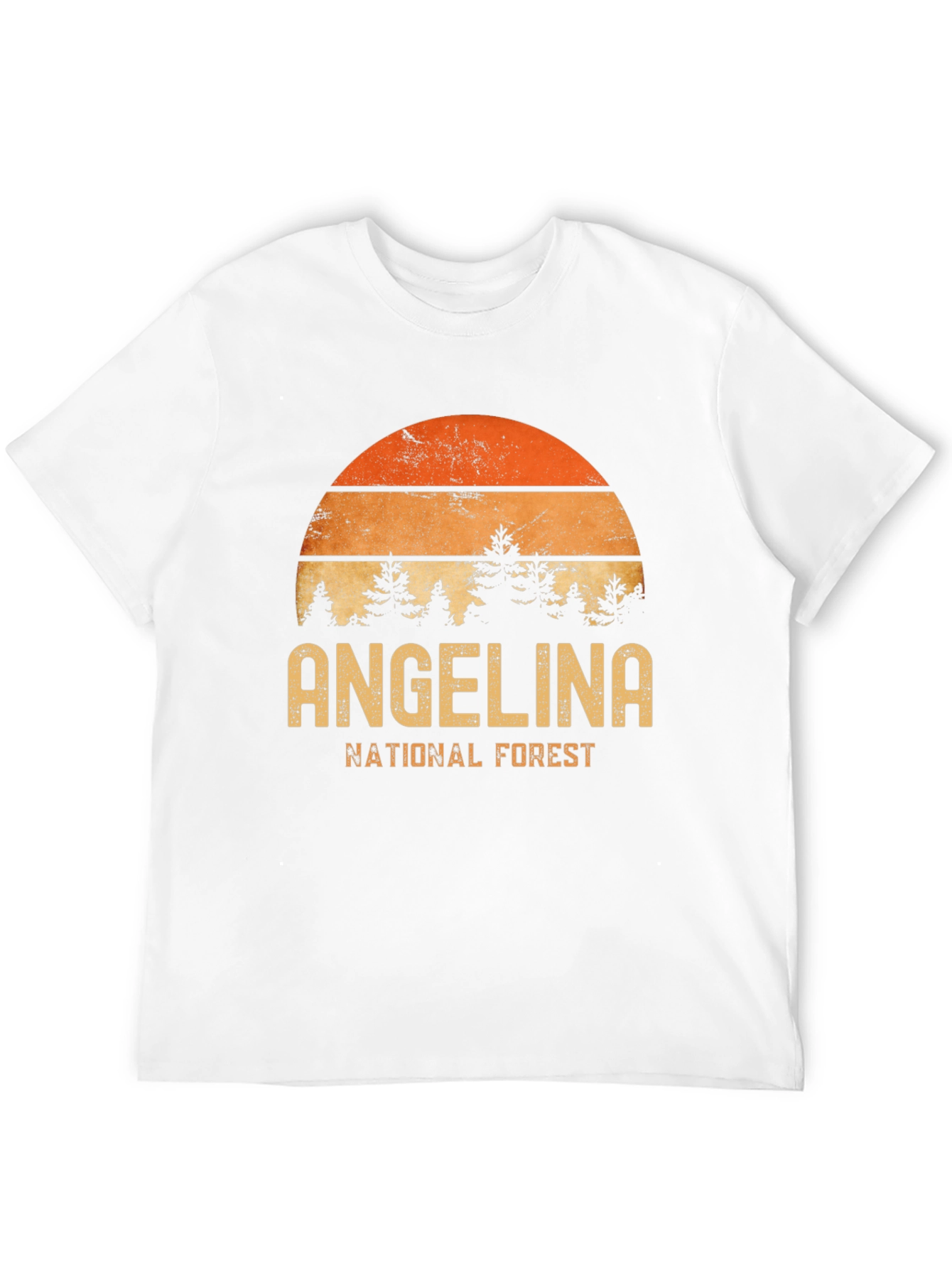 Angelina National Forest Retro Graphic T-Shirt