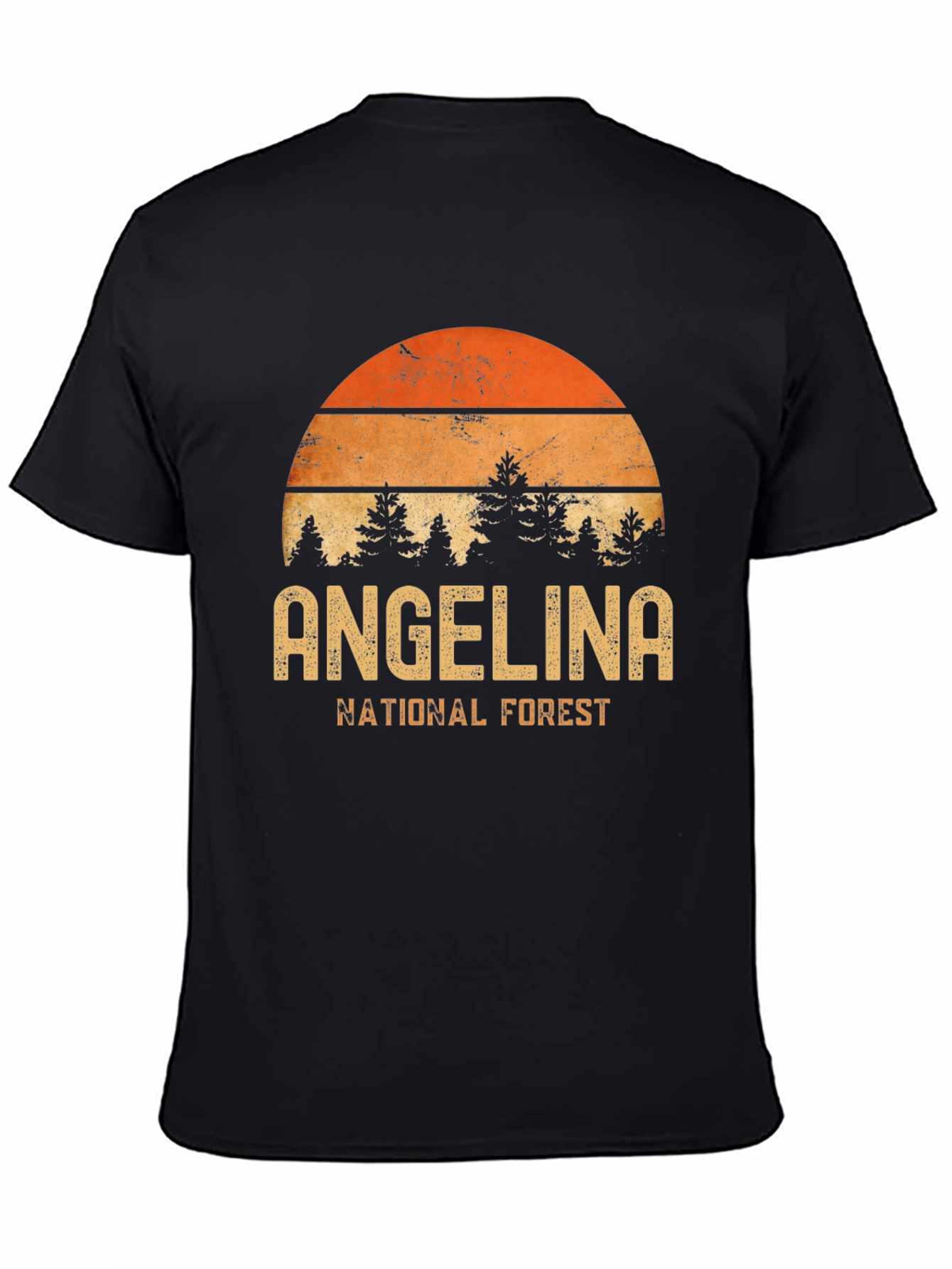 Angelina National Forest Retro Graphic T-Shirt