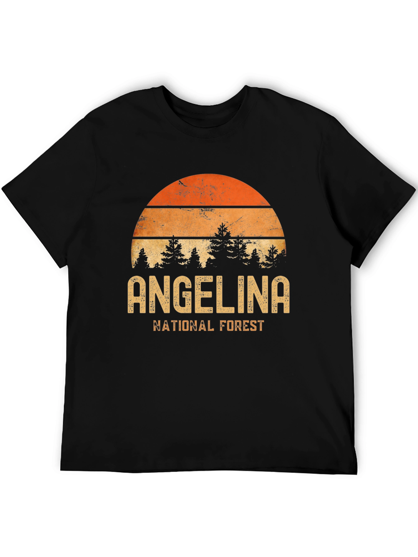 Angelina National Forest Retro Graphic T-Shirt
