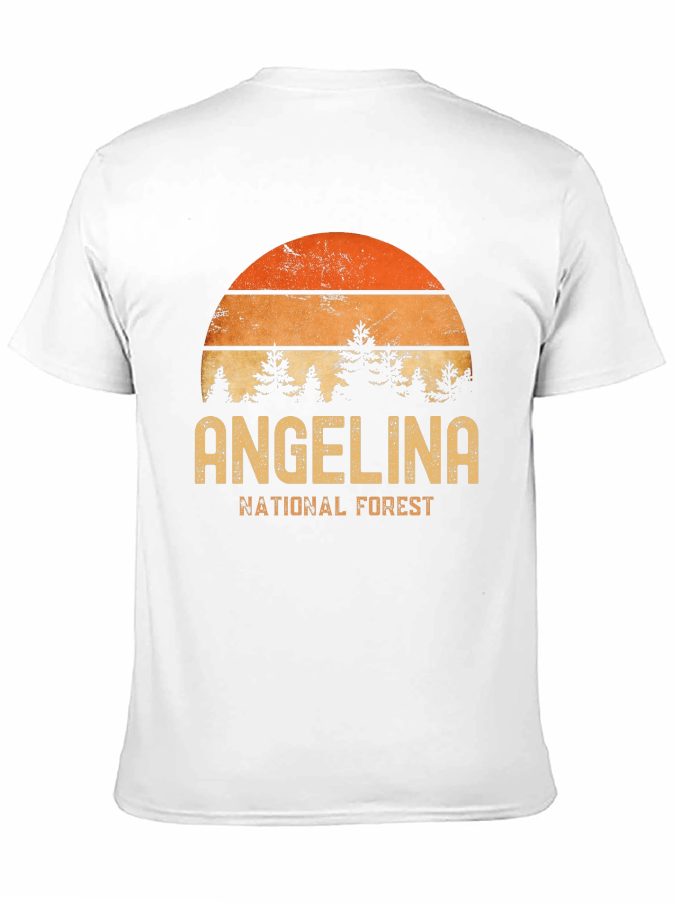 Angelina National Forest Retro Graphic T-Shirt