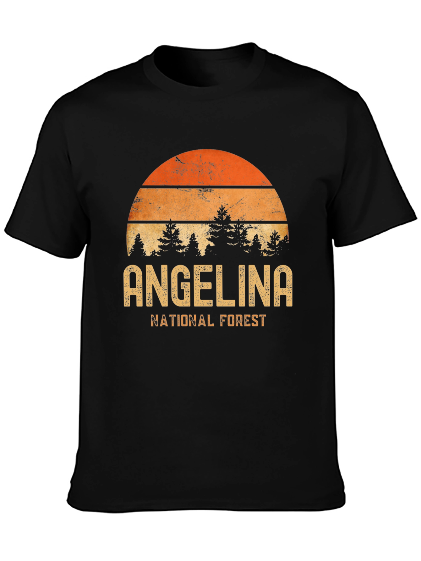 Angelina National Forest Retro Graphic T-Shirt