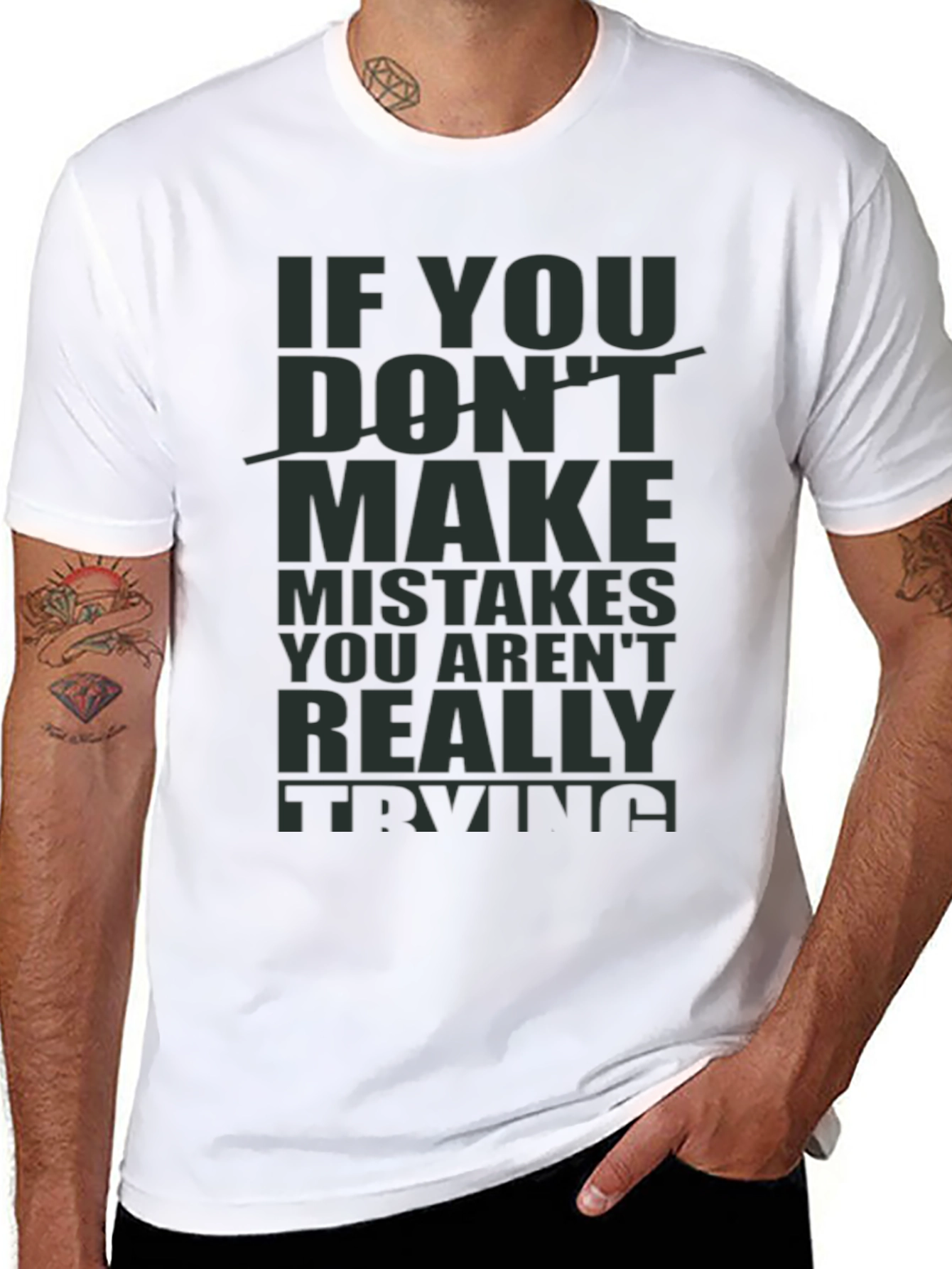 Mistakes T-Shirt - Motivational Slogan Tee