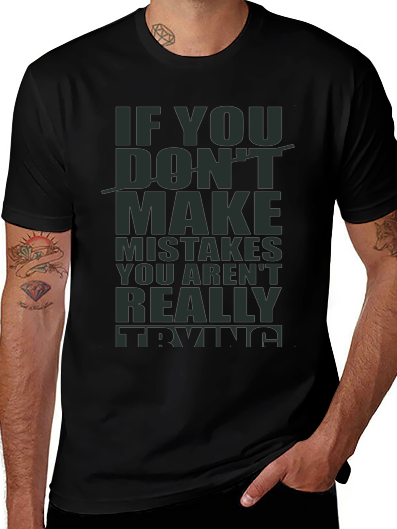Mistakes T-Shirt - Motivational Slogan Tee