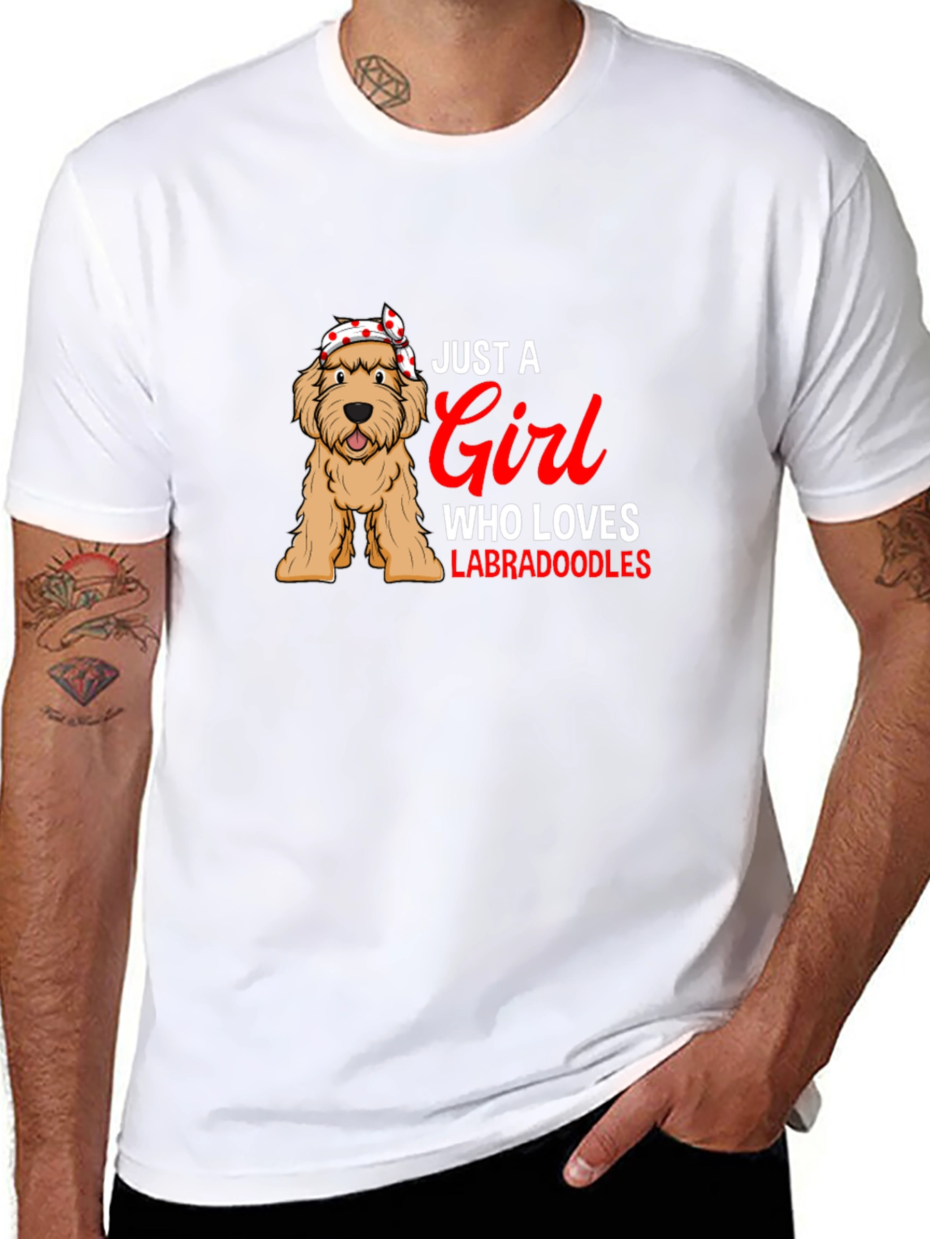 Just A Girl Who Loves Labradoodles T-Shirt