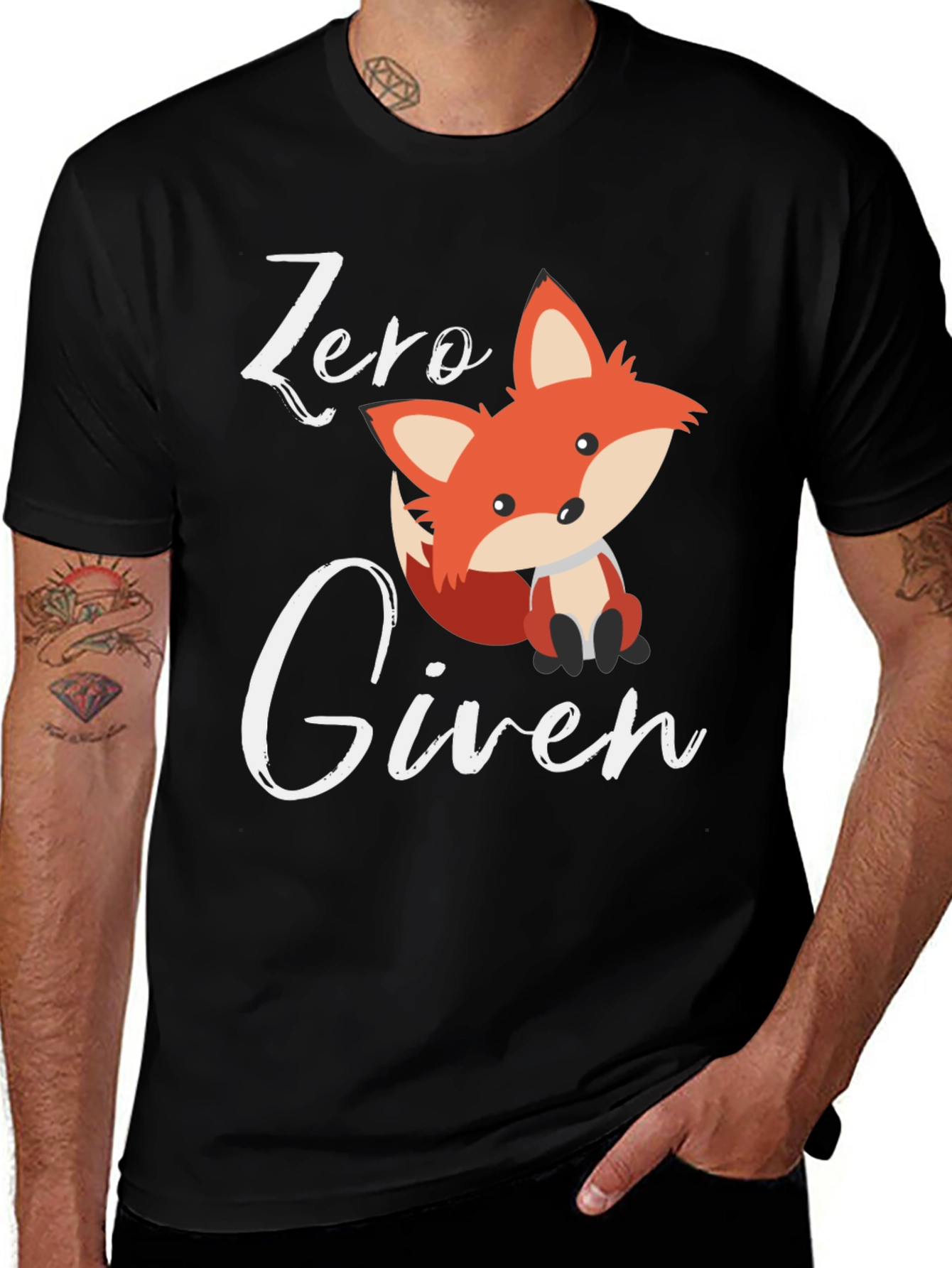 Zero Fox Given T-Shirt - Funny Animal Tee