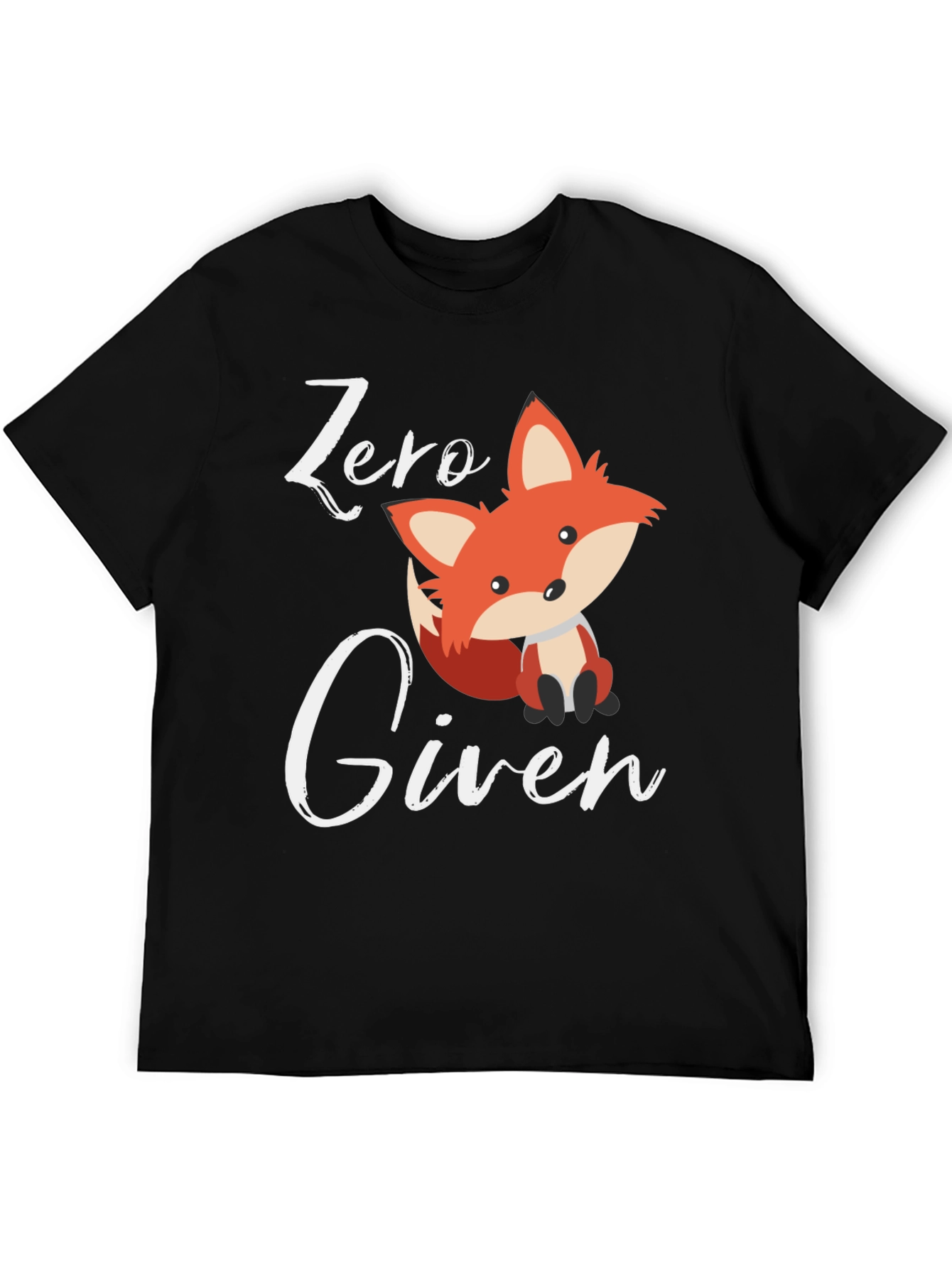 Zero Fox Given T-Shirt - Funny Animal Tee