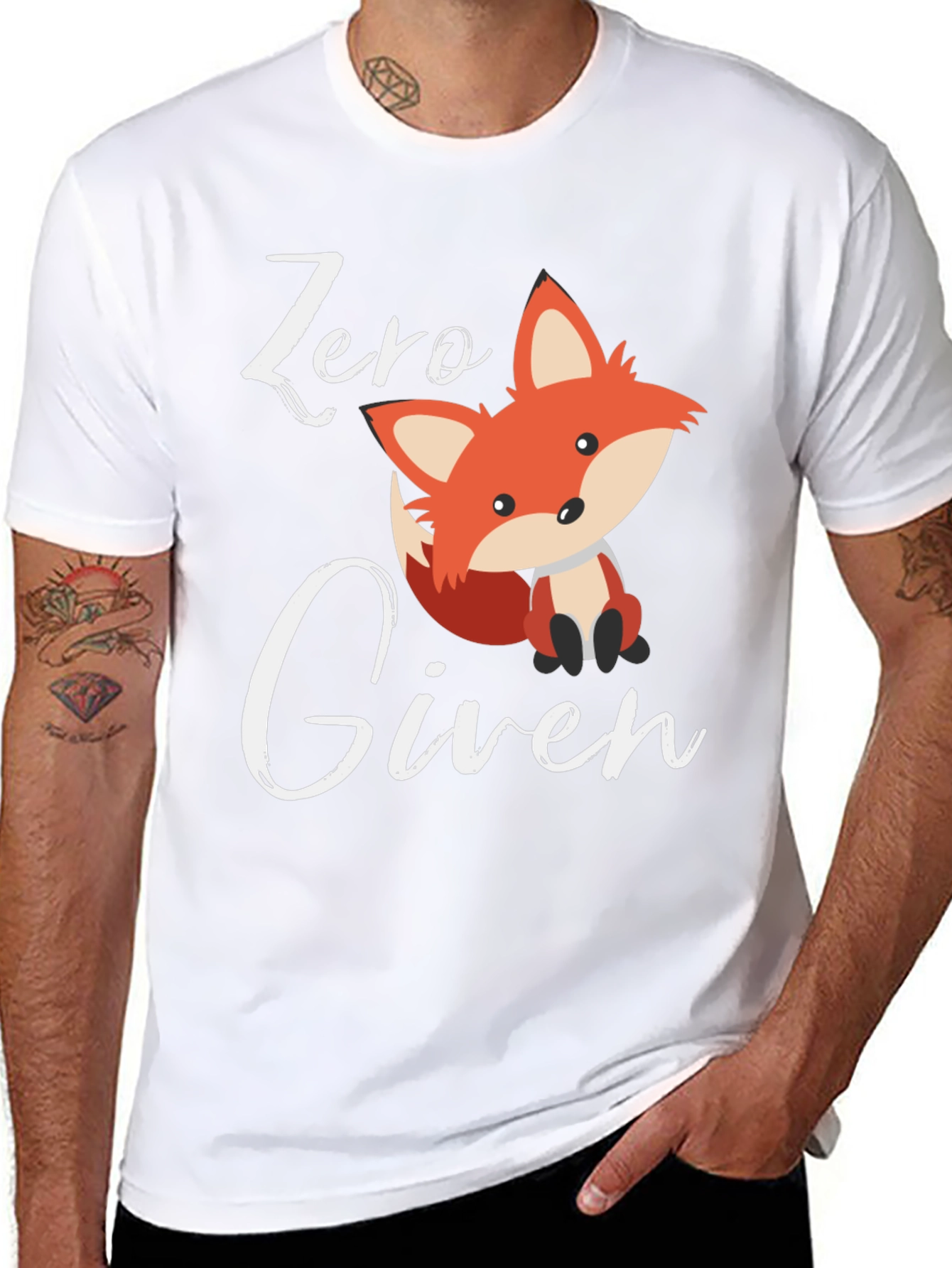 Zero Fox Given T-Shirt - Funny Animal Tee