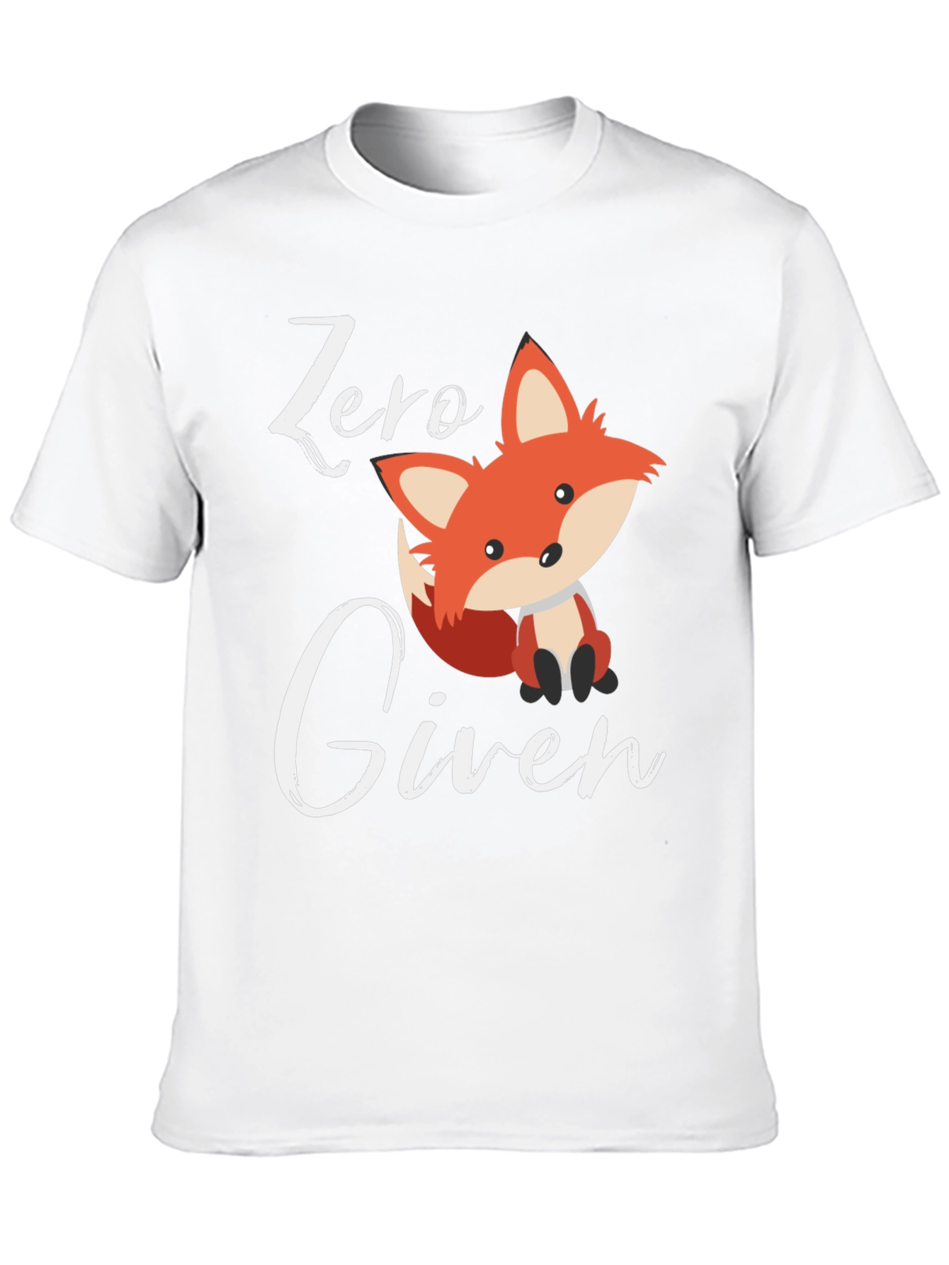 Zero Fox Given T-Shirt - Funny Animal Tee