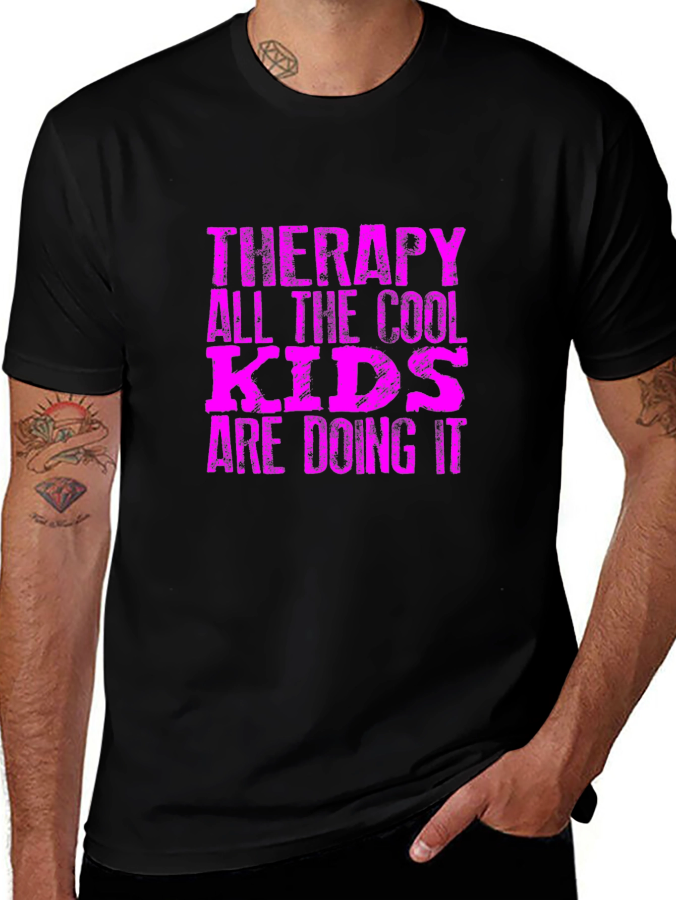 Therapy Cool Kids T-Shirt - Funny Trendy Tee