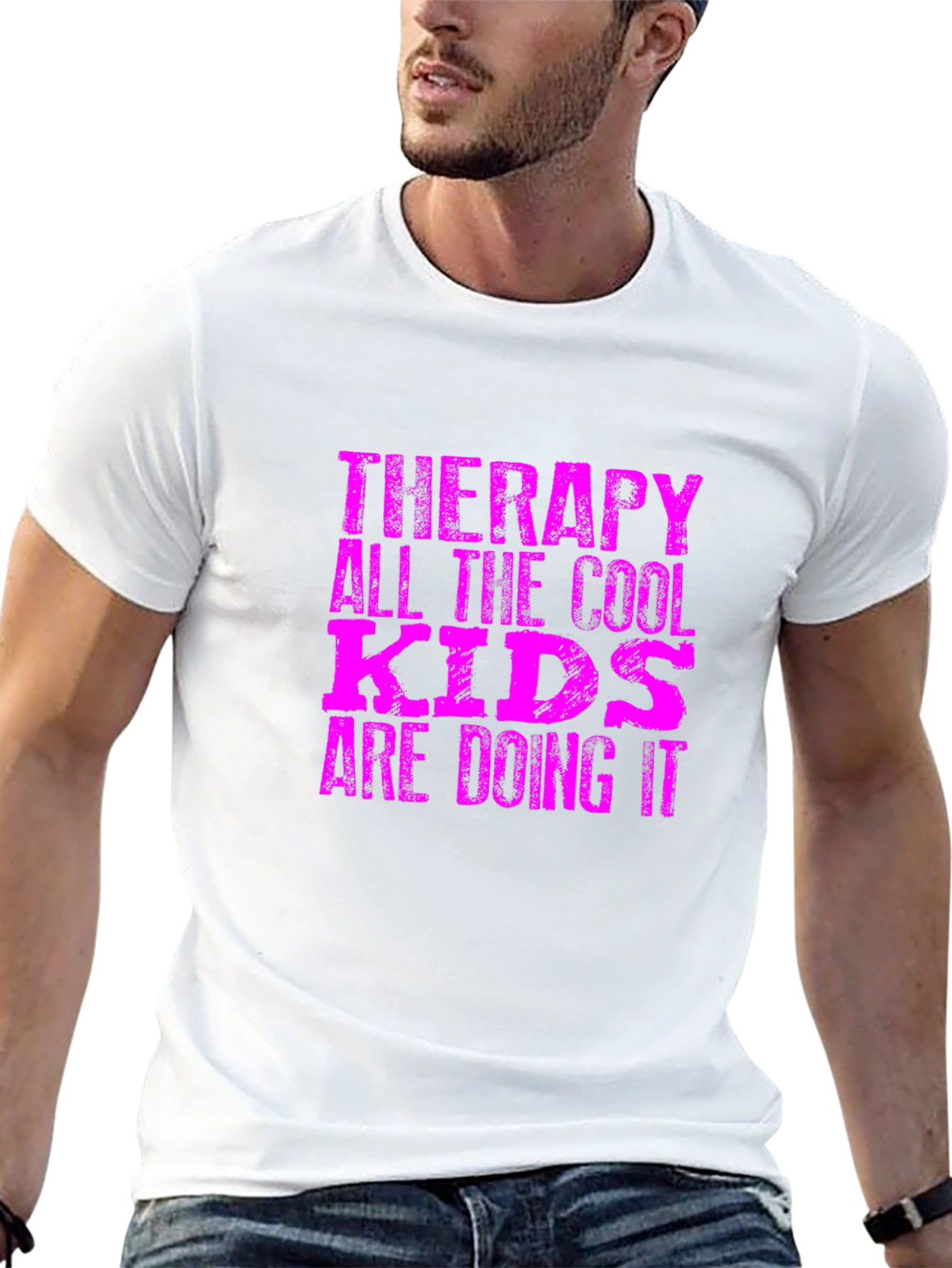 Therapy Cool Kids T-Shirt - Funny Trendy Tee