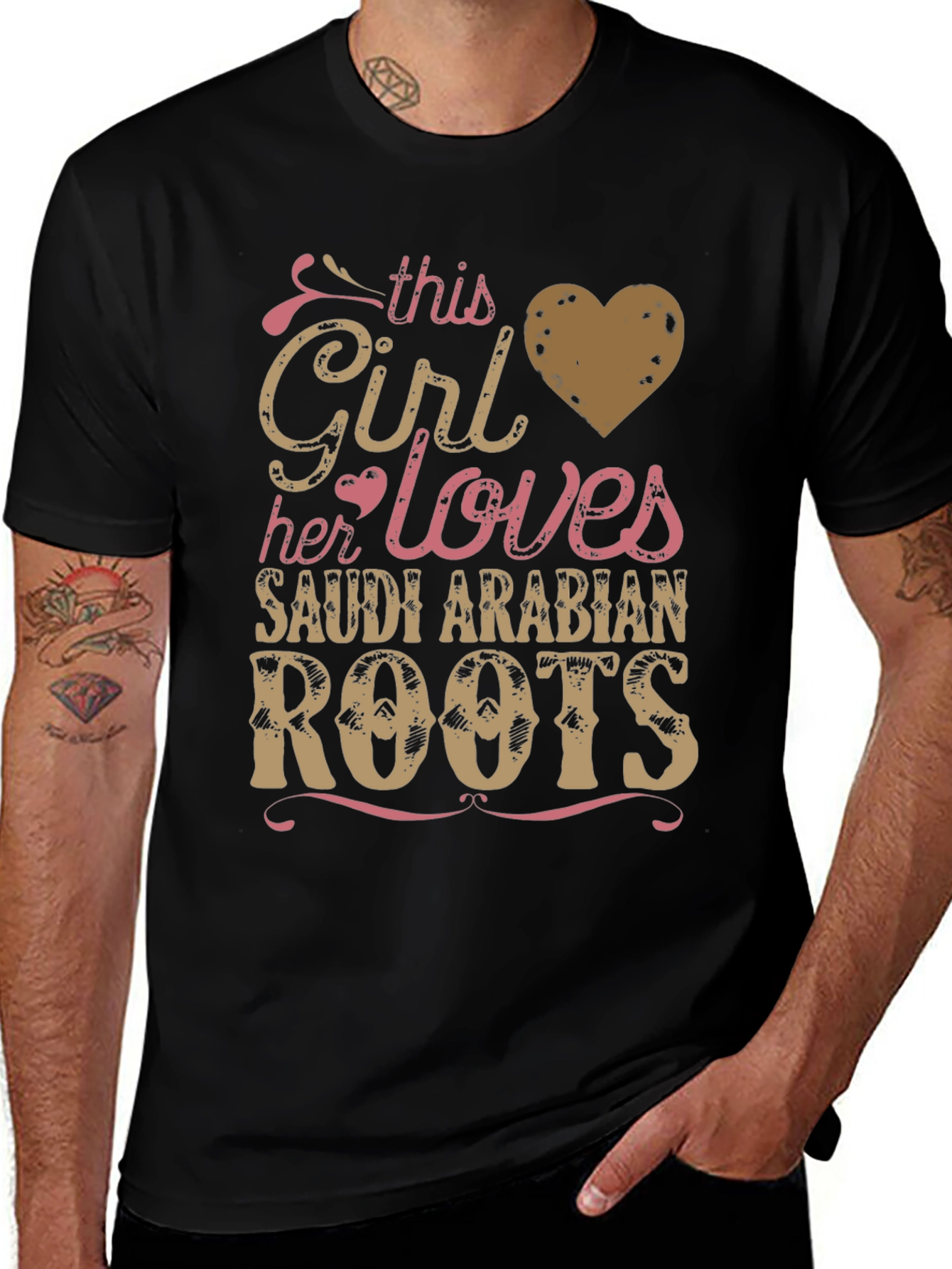 Saudi Arabian Roots T-Shirt - This Girl Loves