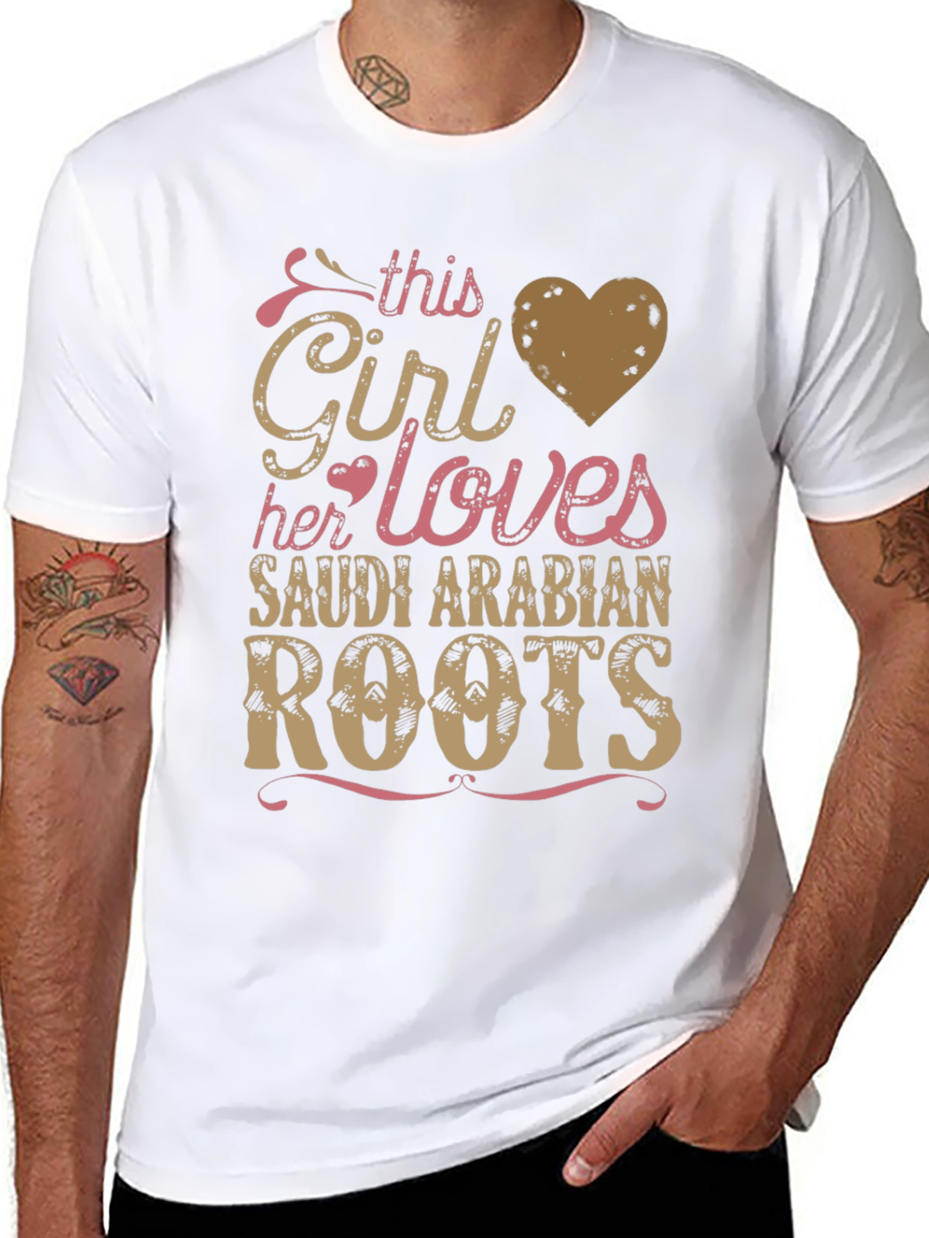 Saudi Arabian Roots T-Shirt - This Girl Loves