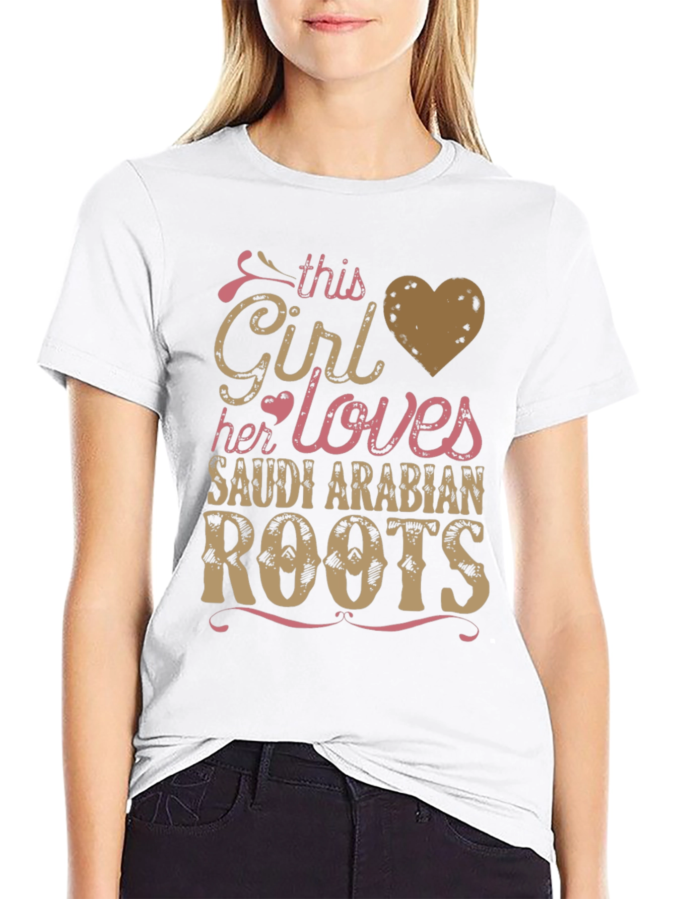Saudi Arabian Roots T-Shirt - This Girl Loves