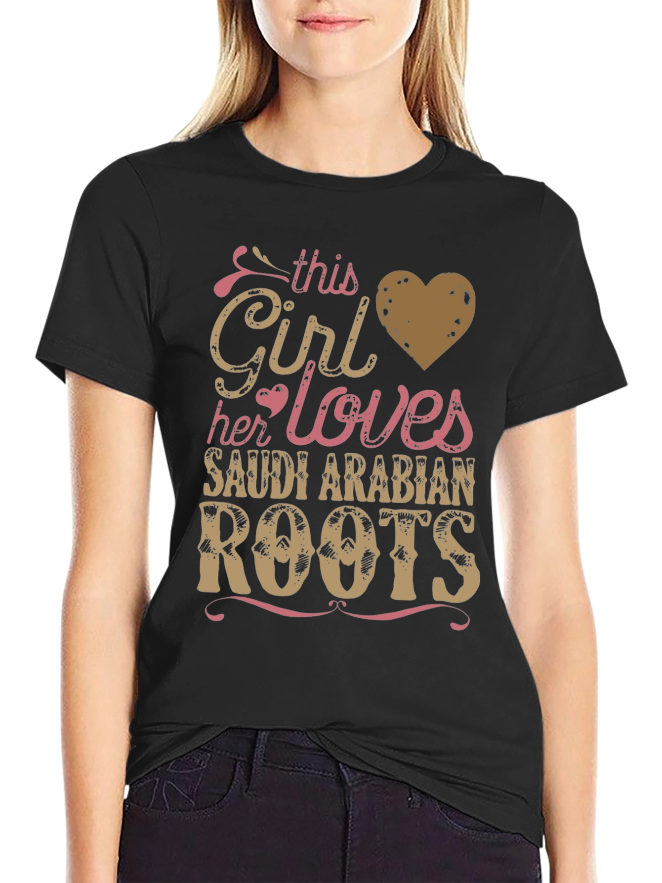 Saudi Arabian Roots T-Shirt - This Girl Loves